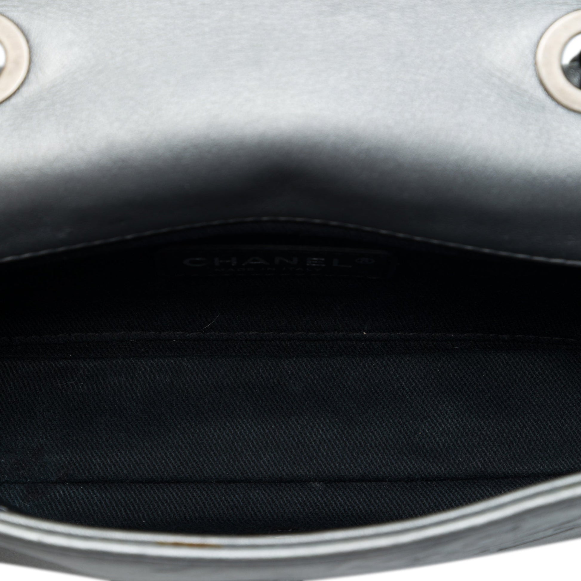 Chanel Small Embossed Metallic Calfskin Precious Symbols Flap