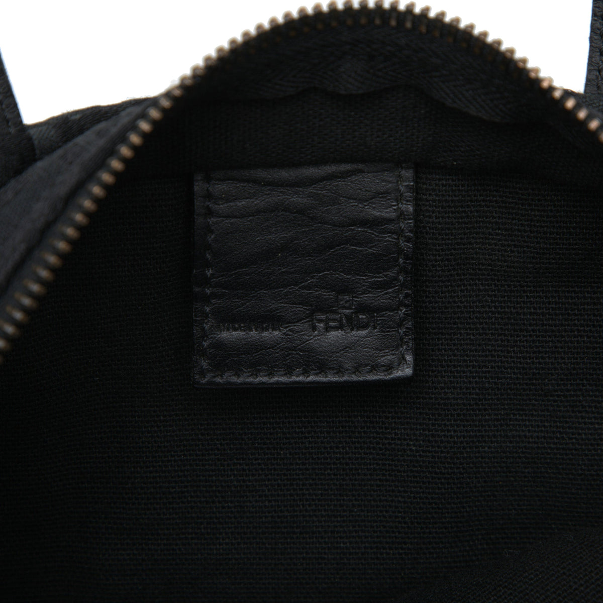 Fendi Zucchino Canvas Handbag