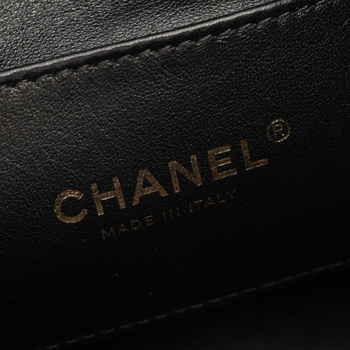 Chanel Quilted Lambskin Chain is More Bucket Bag — Black