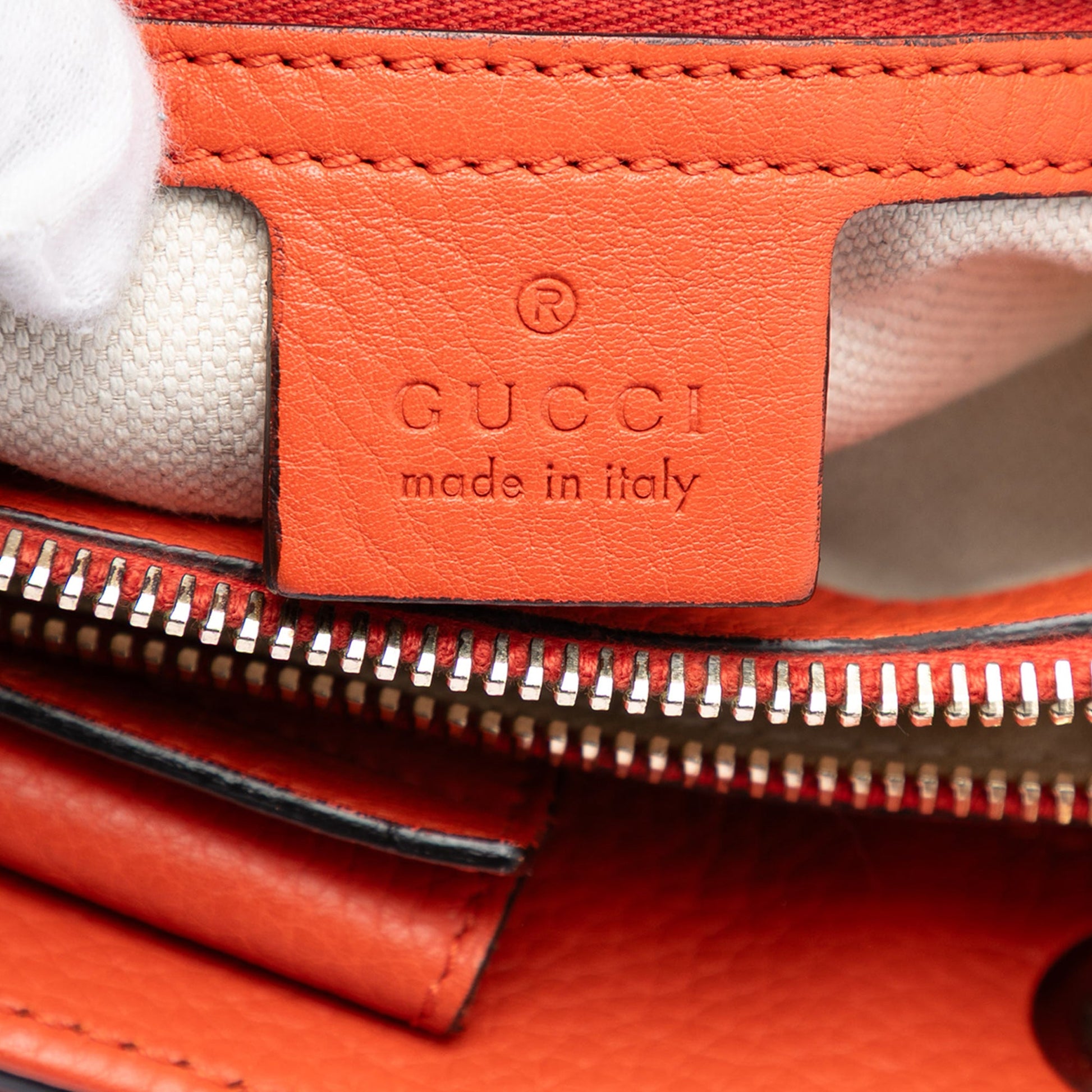 Gucci Medium Calfskin Bamboo Shopper Satchel