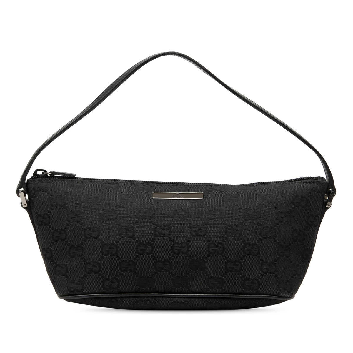 Gucci GG Canvas Boat — Black