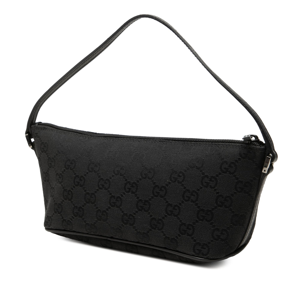 Gucci GG Canvas Boat — Black