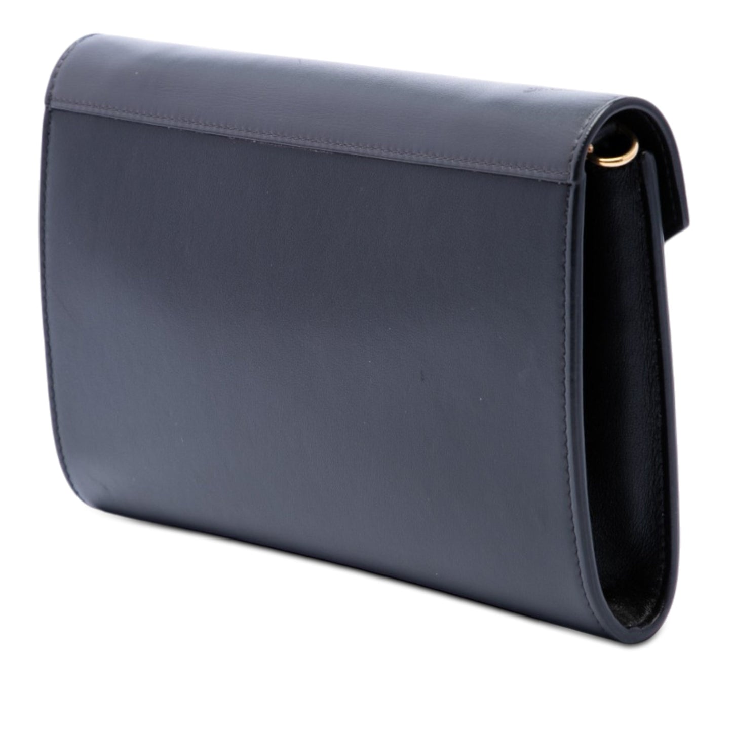 Celine Bicolor Leather Pocket Envelope Wallet On Chain