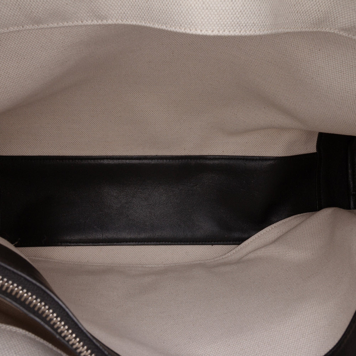 Saint Laurent Large Canvas Sac de Jour Satchel — Brown
