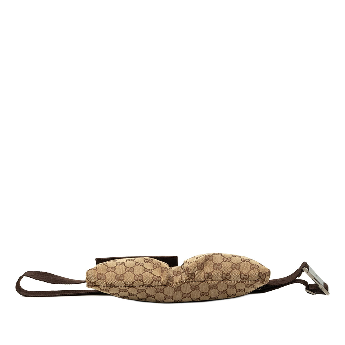 Gucci GG Canvas Double Pocket Belt Bag