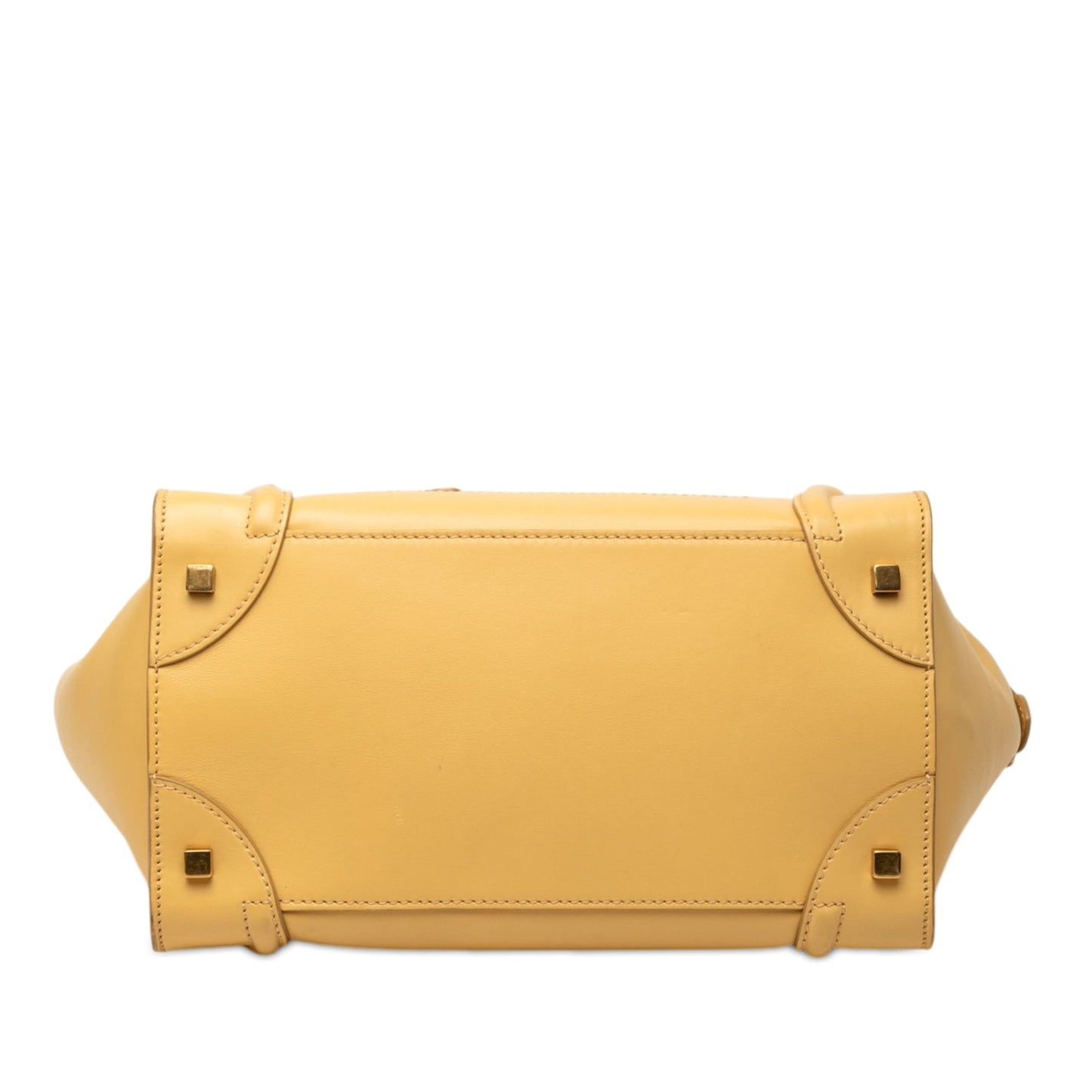 Celine Mini Drummed Calfskin Luggage Tote