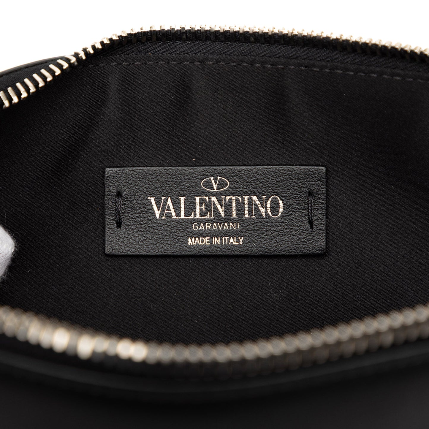 Valentino Leather VLTN Clutch