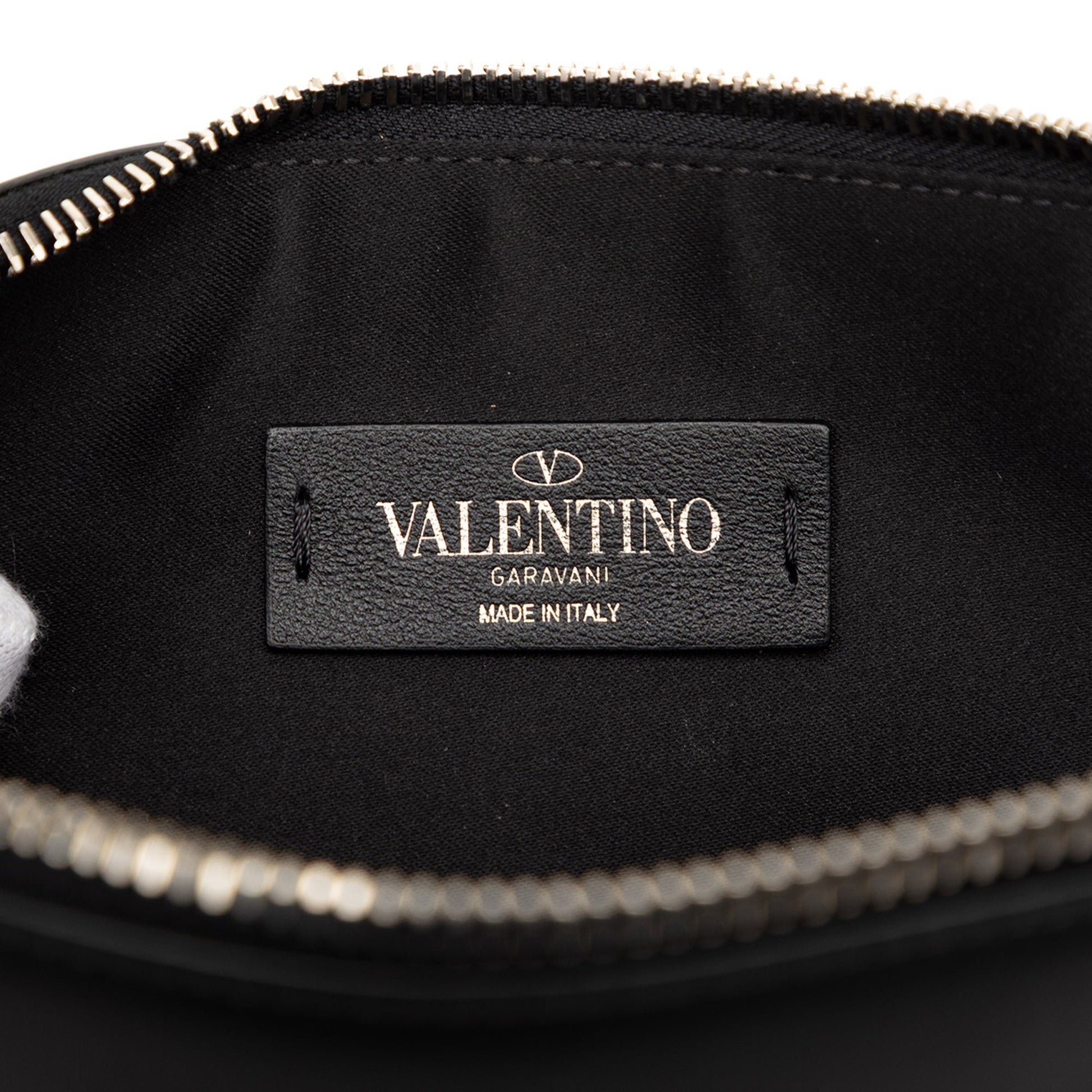 Valentino Leather VLTN Clutch