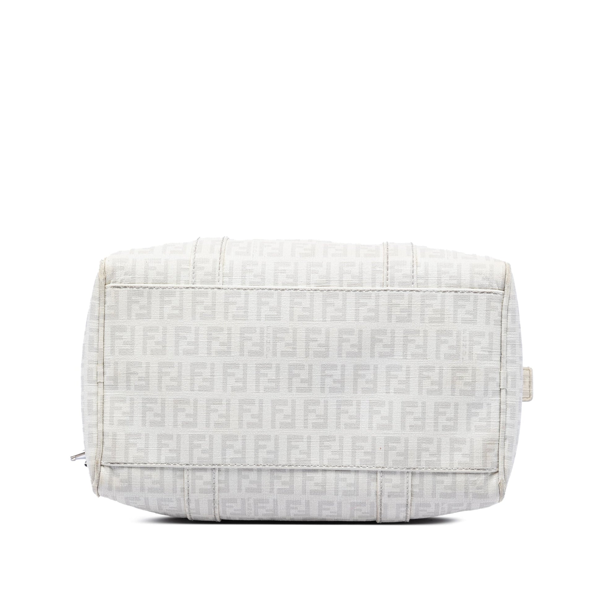 Fendi Zucchino Coated Canvas Boston Bag