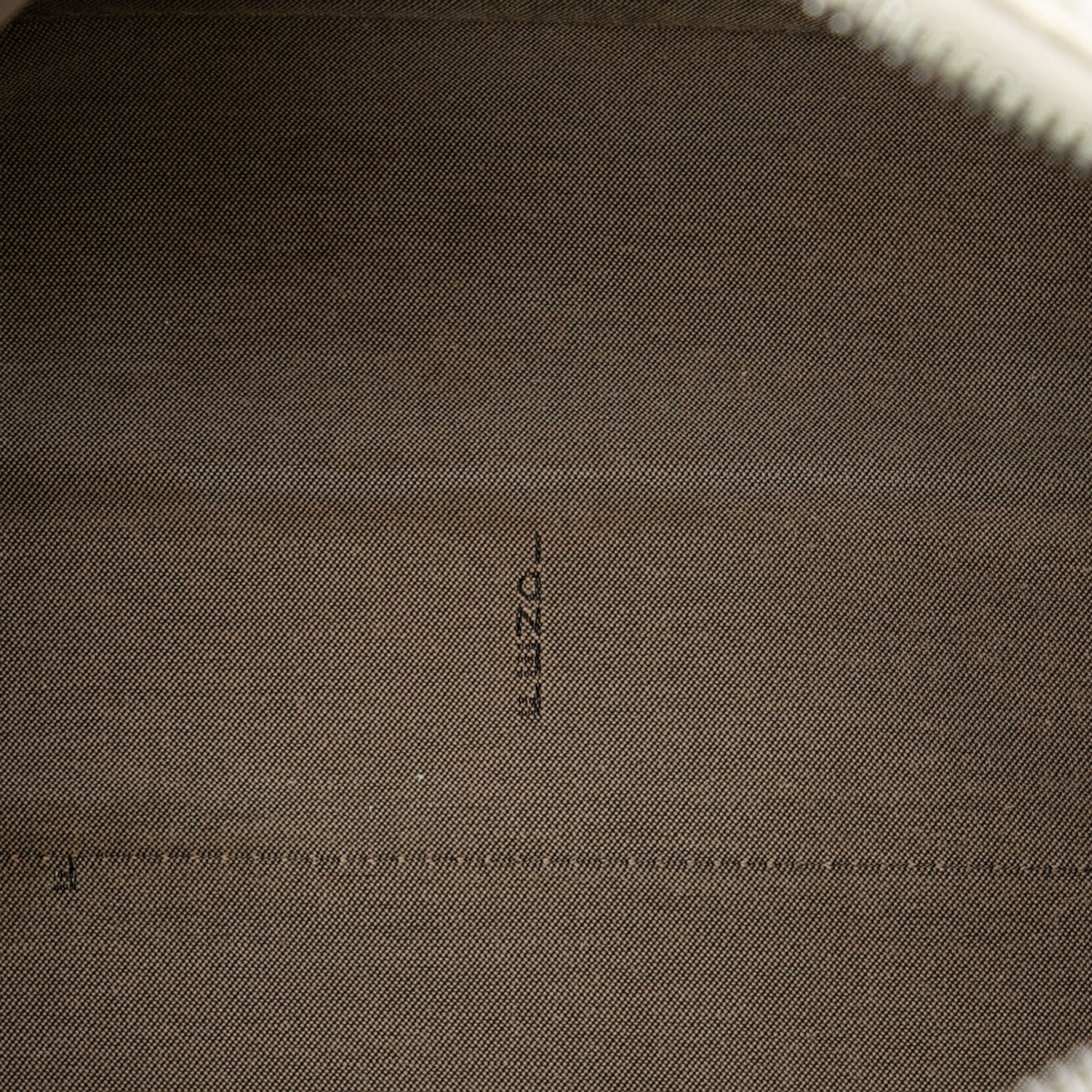 Fendi Zucchino Coated Canvas Boston Bag