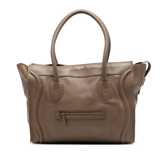 Celine Leather Luggage Tote
