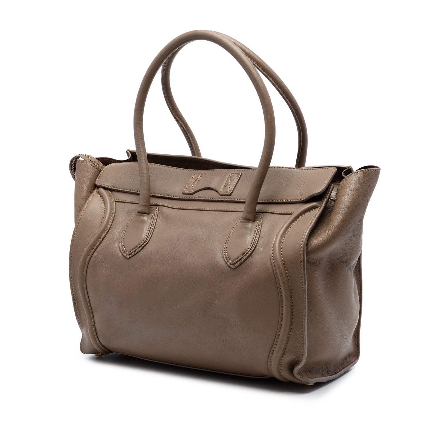 Celine Leather Luggage Tote