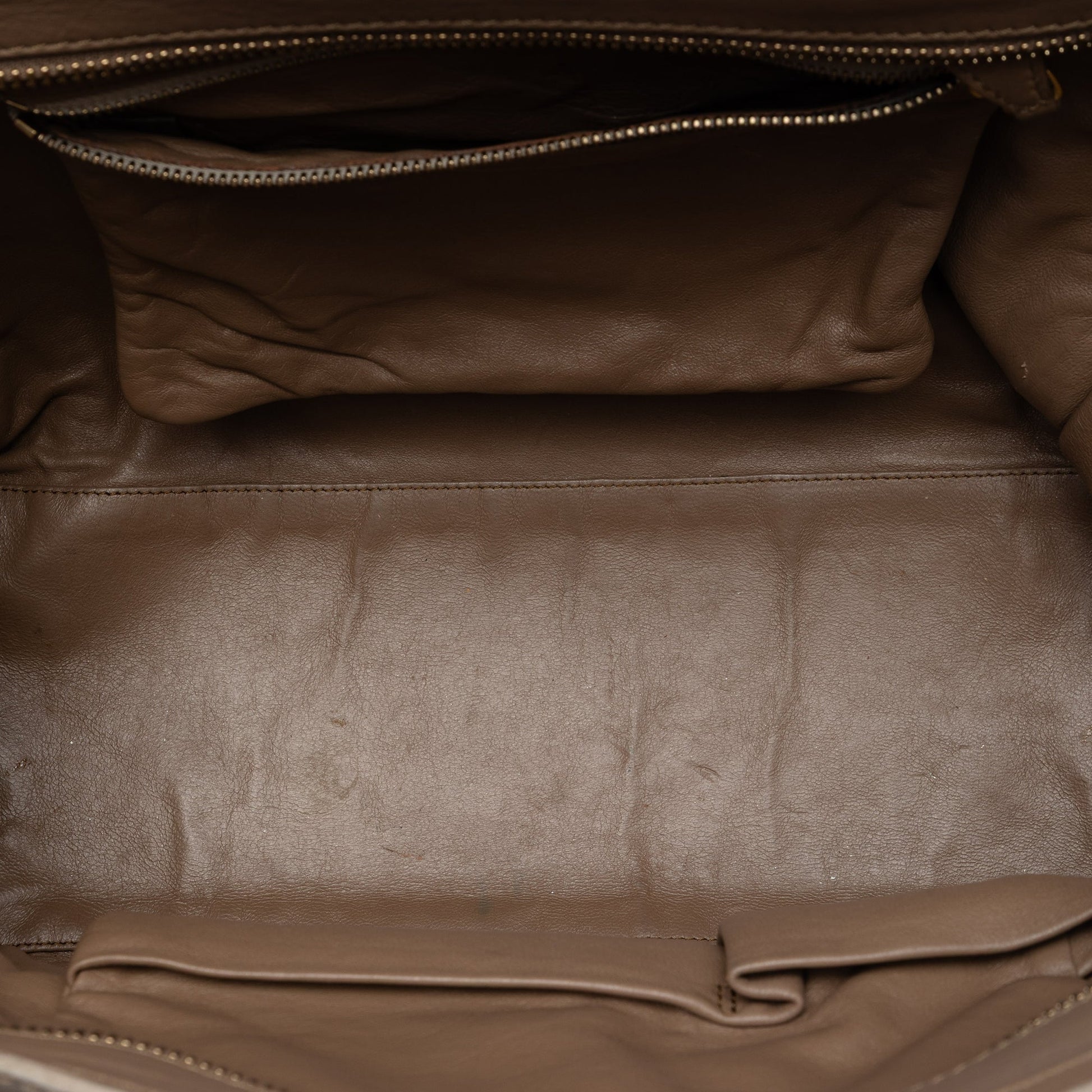 Celine Leather Luggage Tote