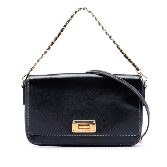 Prada Saffiano Vernice Satchel