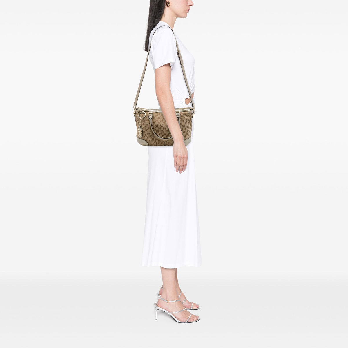 Gucci GG Canvas Sukey Satchel