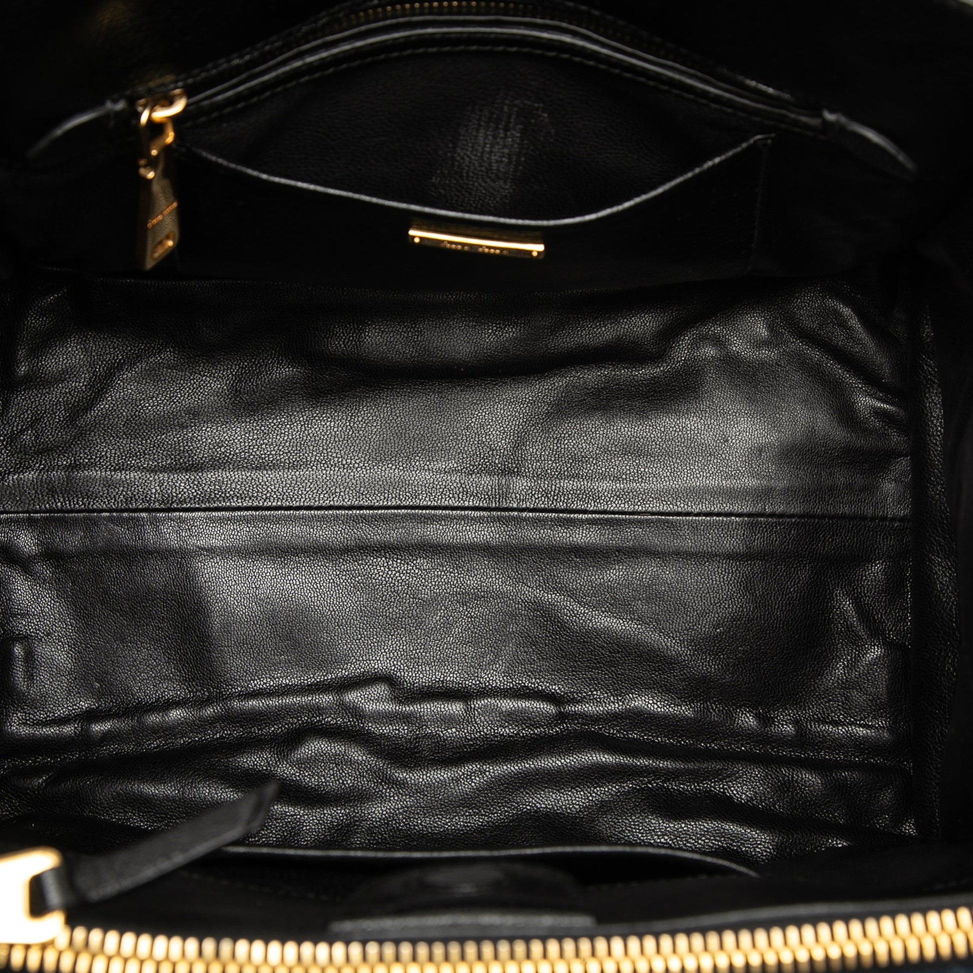 Miu Miu Matelasse Denim Biker Tote
