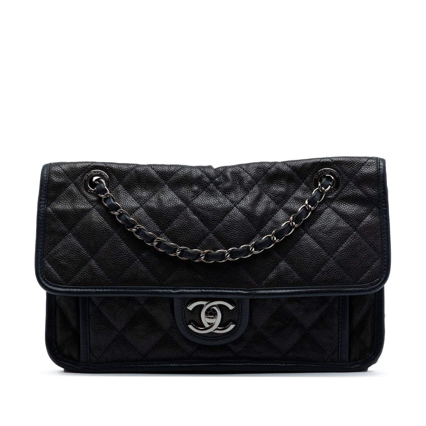 Chanel Medium Caviar French Riviera Flap
