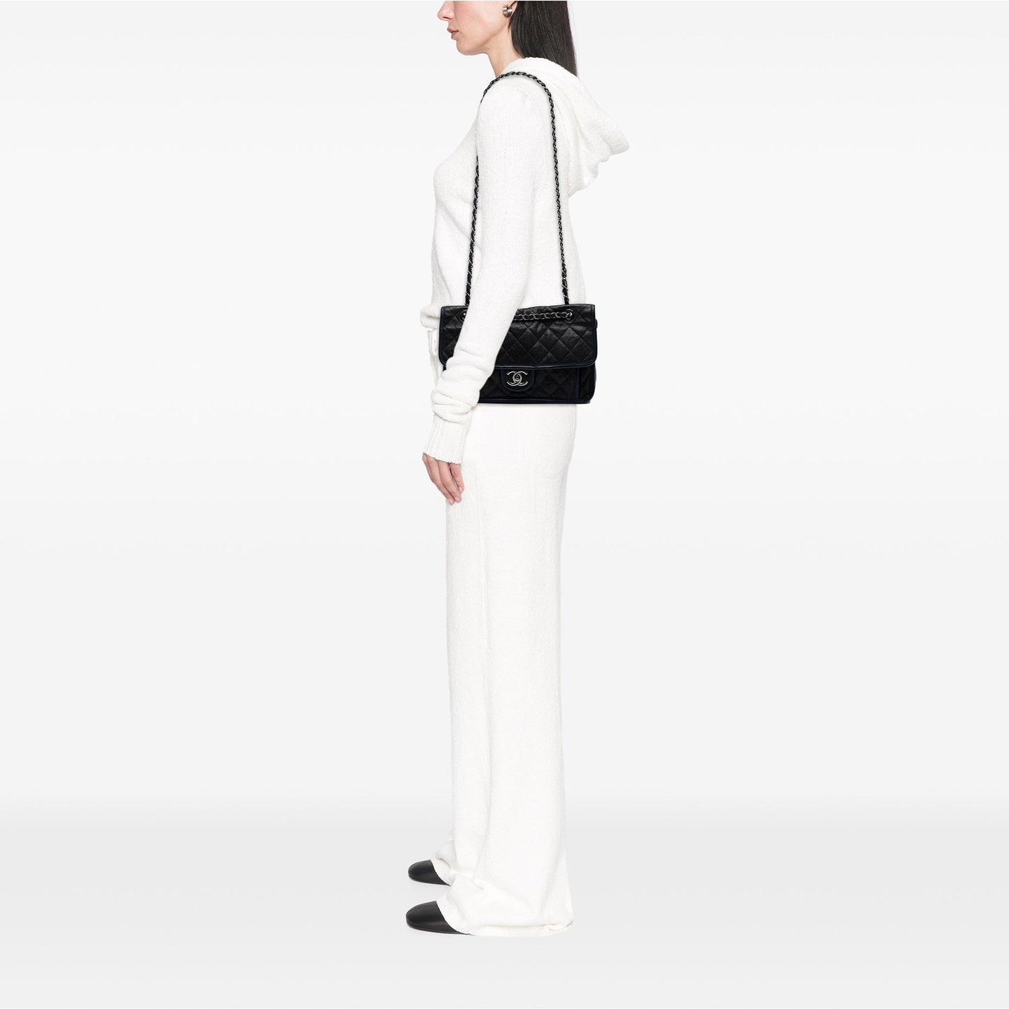 Chanel Medium Caviar French Riviera Flap