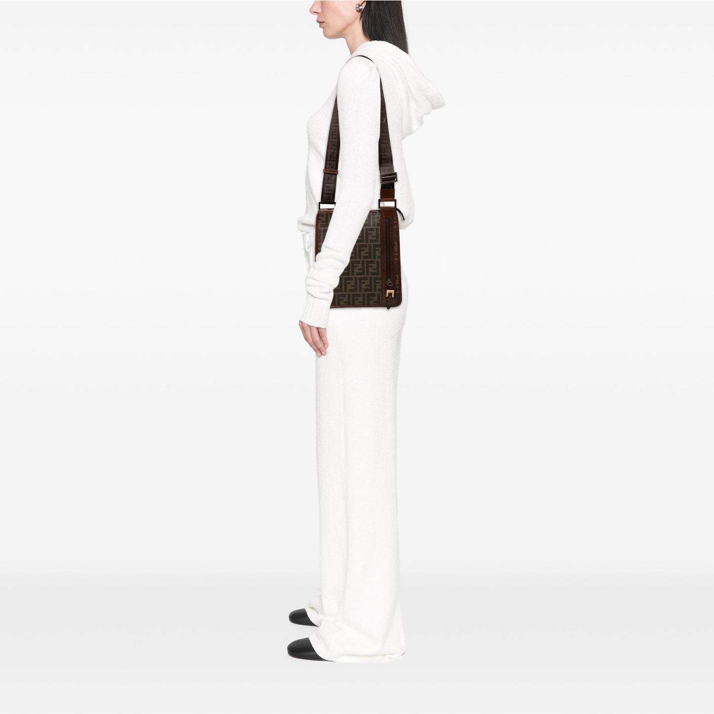 Fendi Zucca Coated Canvas Crossbody