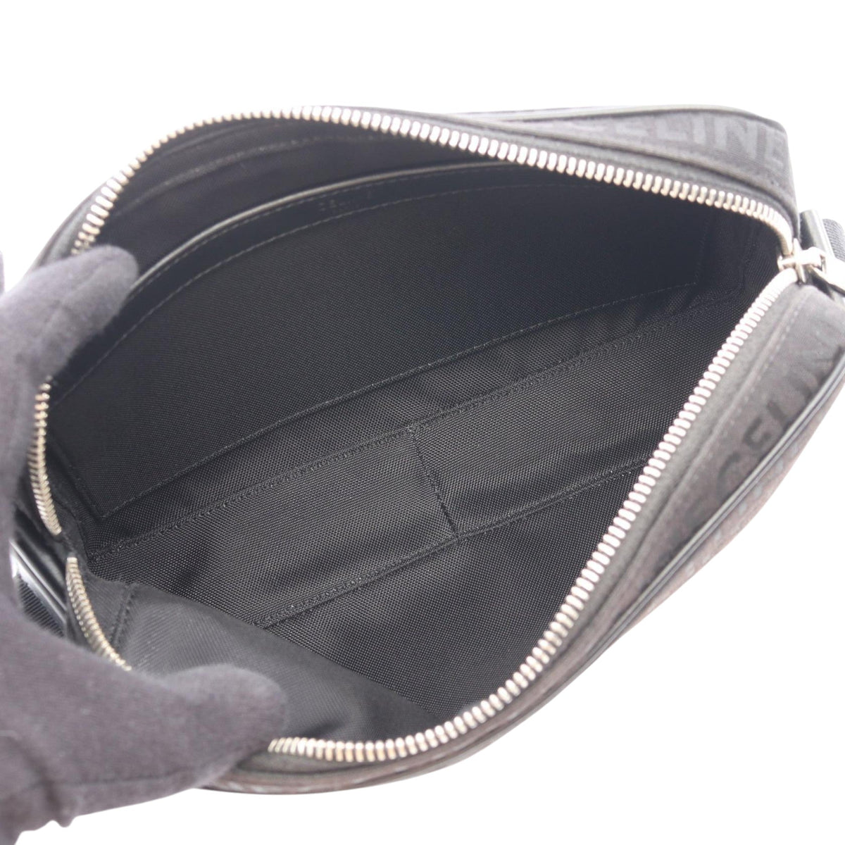 Celine Canvas Logo Crossbody