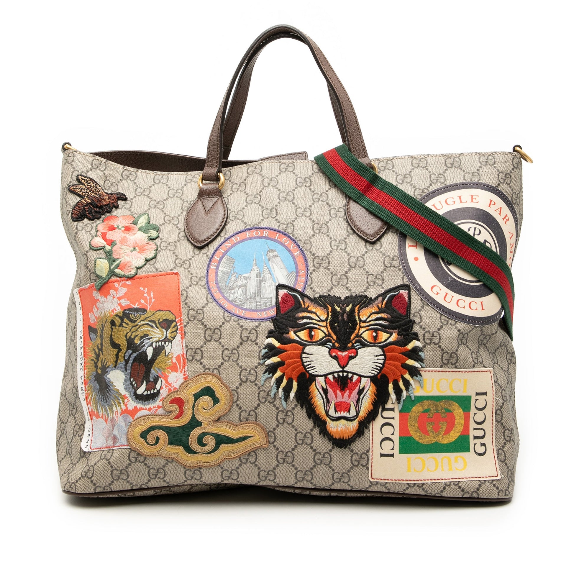 Medium GG Supreme Courrier Soft Tote
