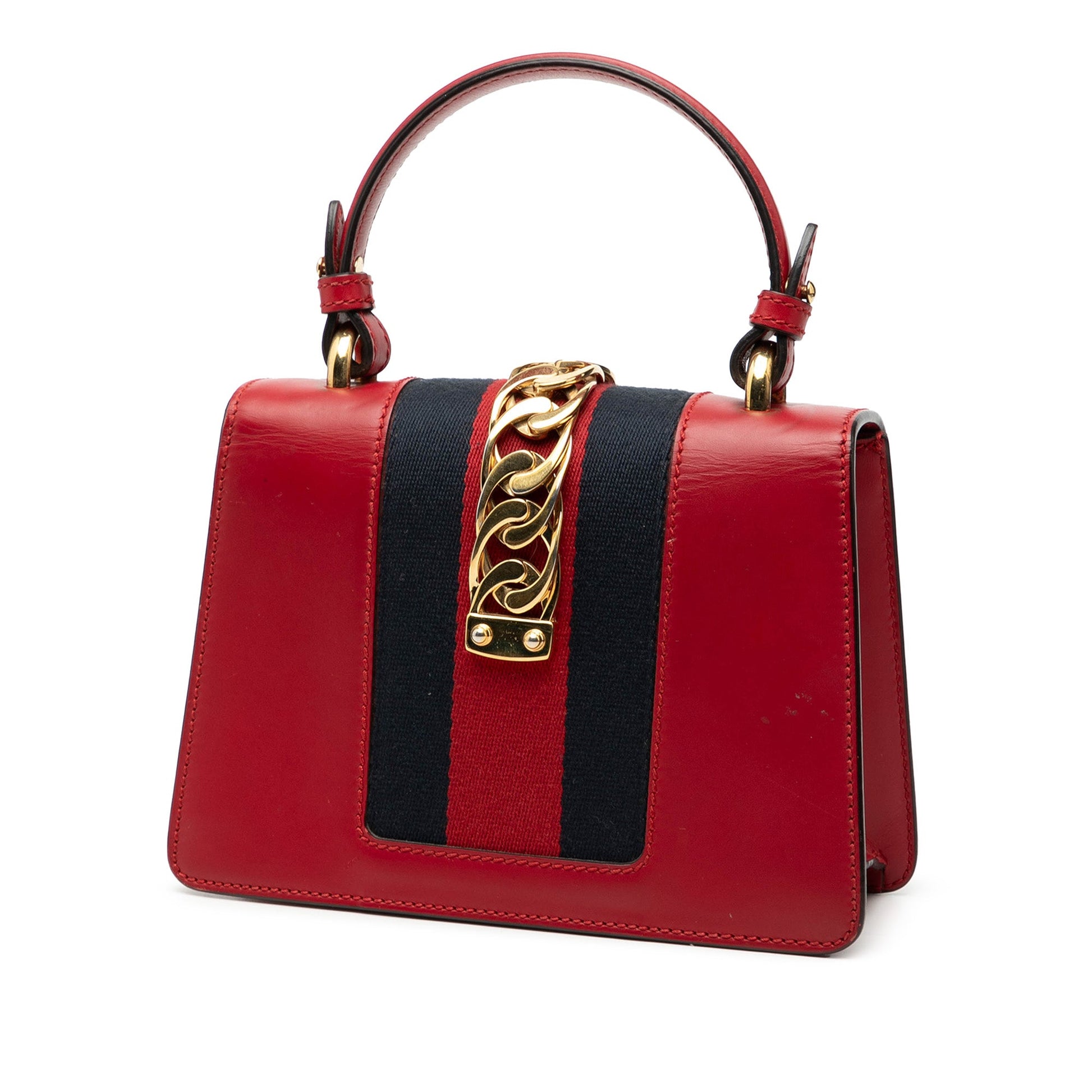Gucci Mini Calfskin Sylvie Satchel