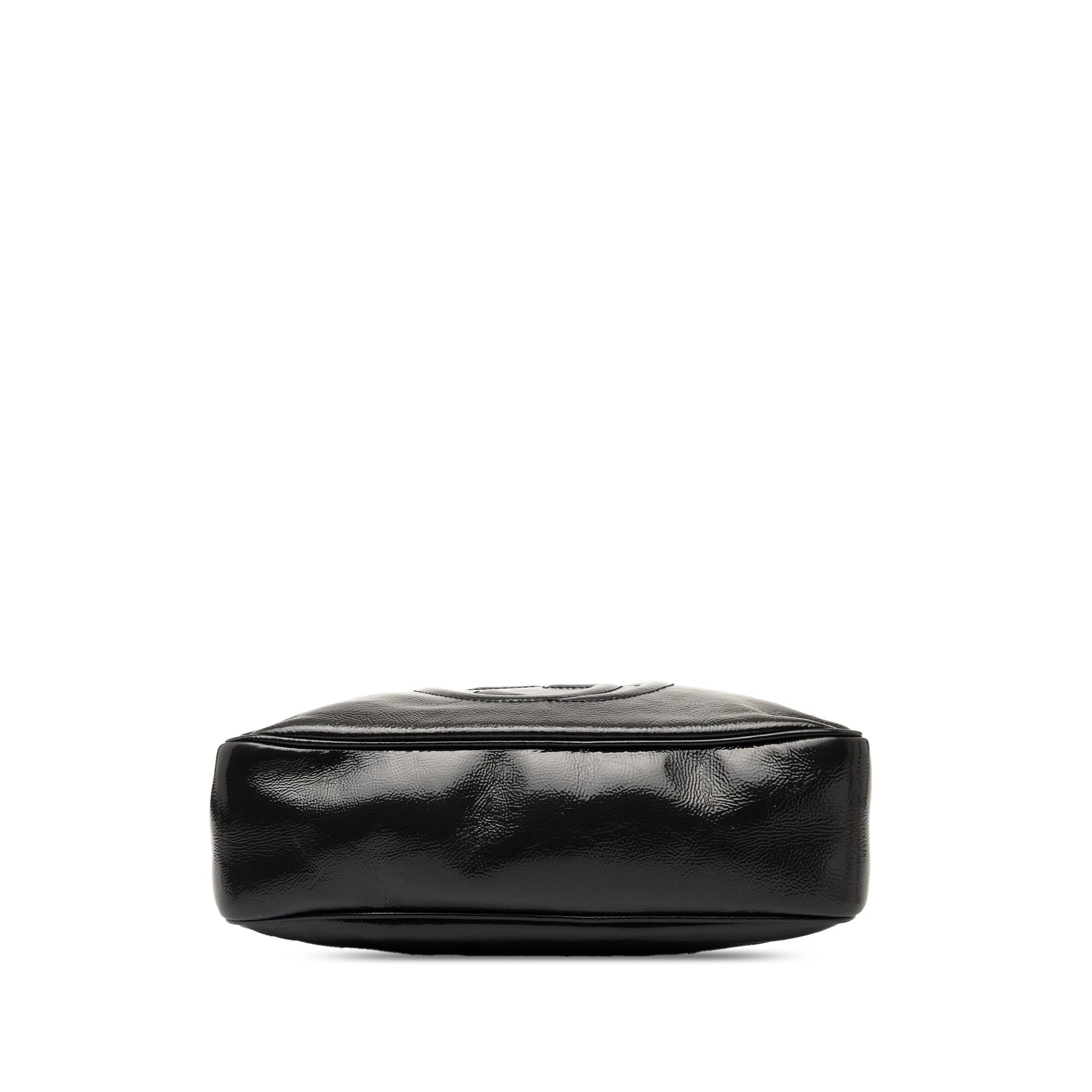 Gucci Patent Soho Chain Zip Shoulder Bag