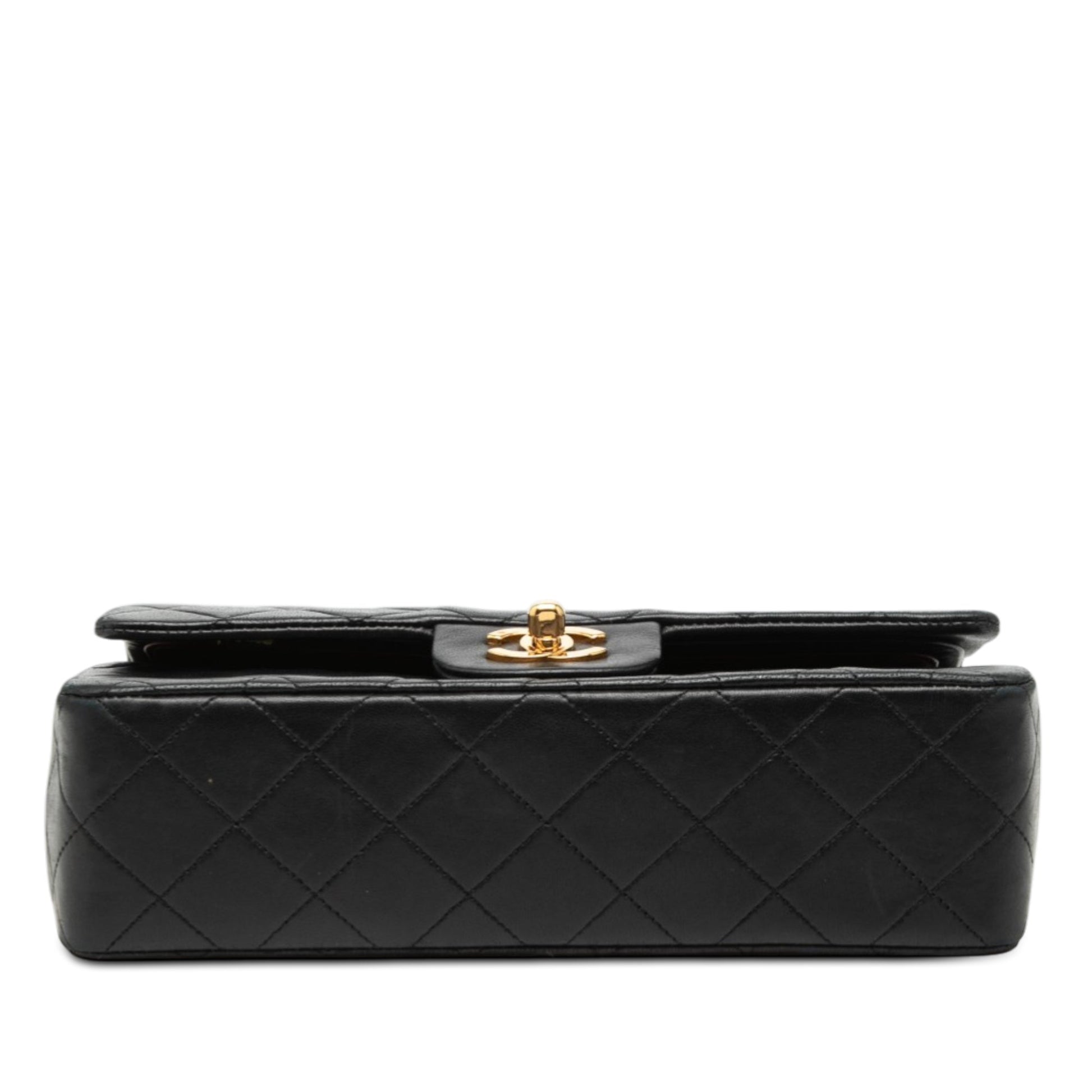 Small Classic Lambskin Double Flap