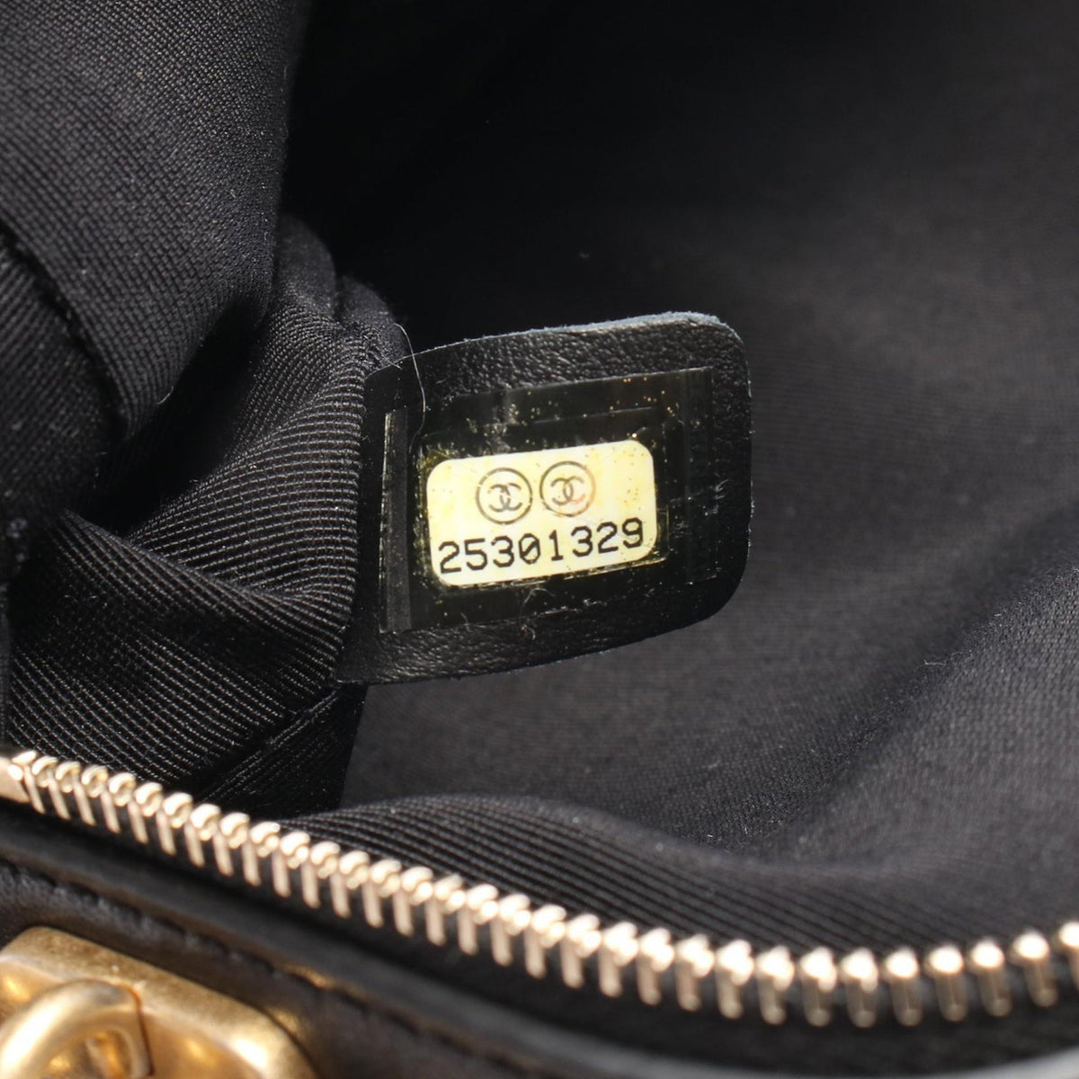 Chanel CC Chevron Lambskin Camera Bag