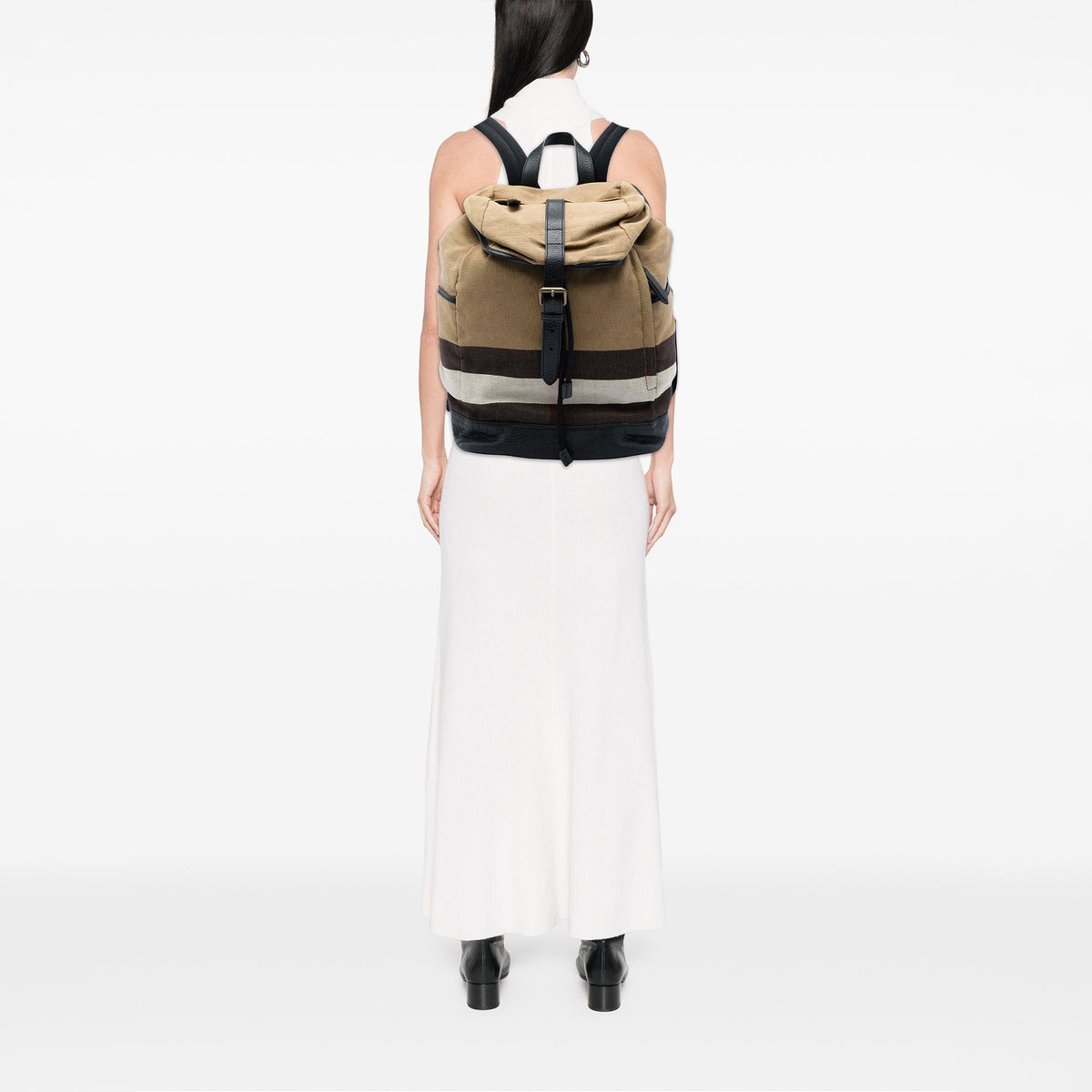 Burberry Mega Check Canvas Drifton Backpack