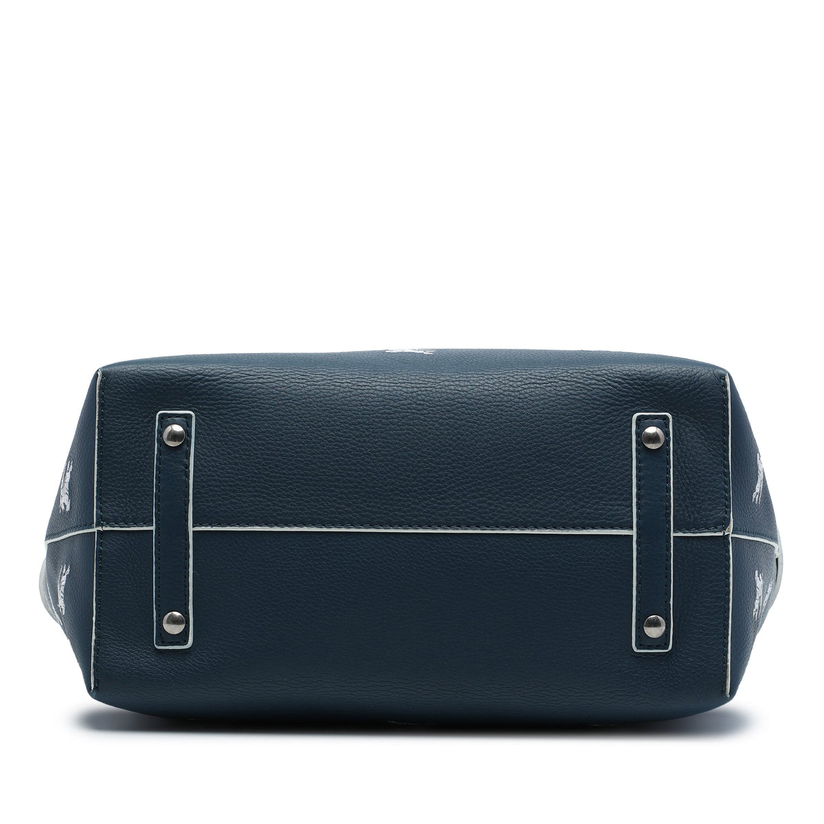 Burberry Medium Grained Calfskin Embroidered Equestrian Knight Marais Belt Bag
