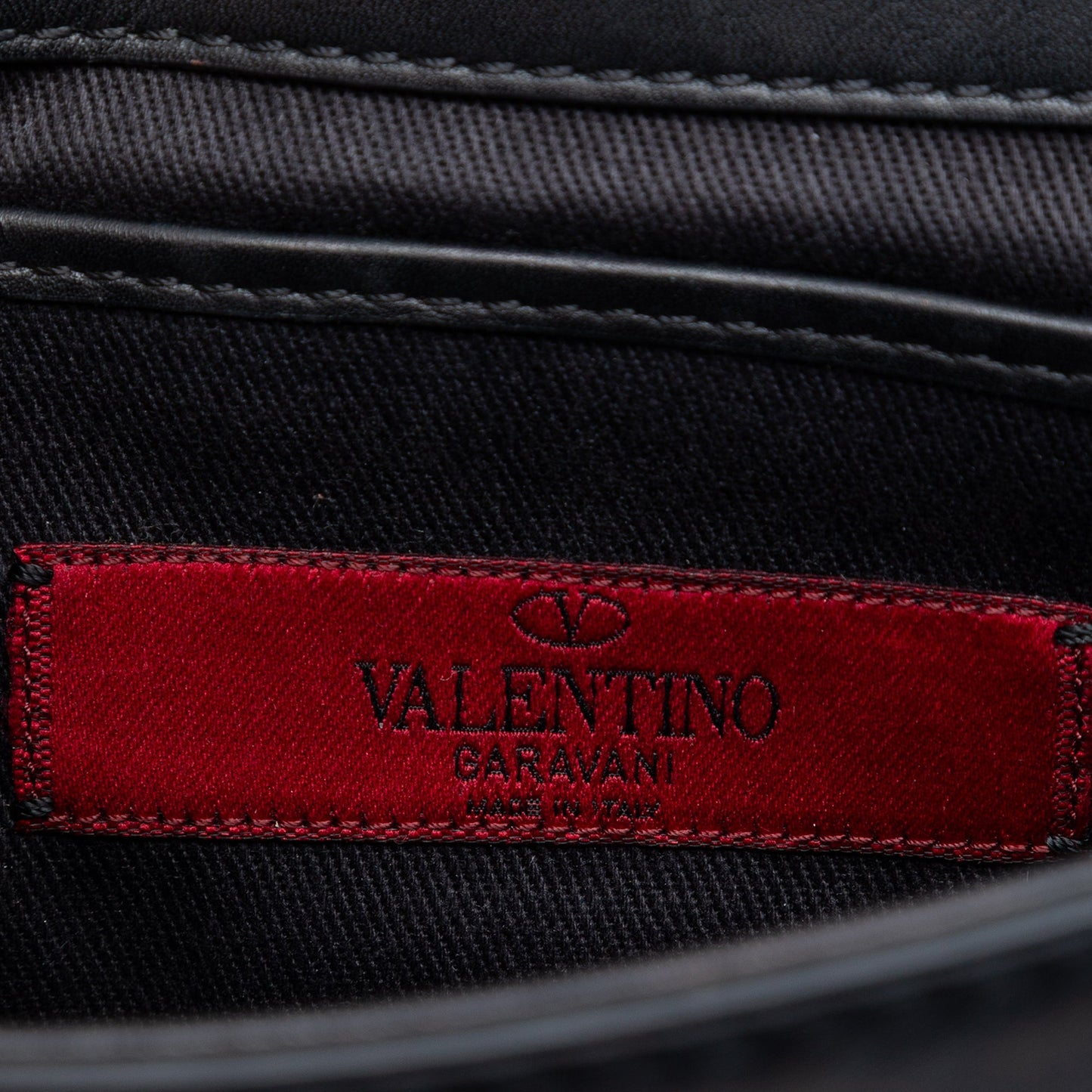 Valentino Mini Leather Rockstud Glam Lock Crossbody