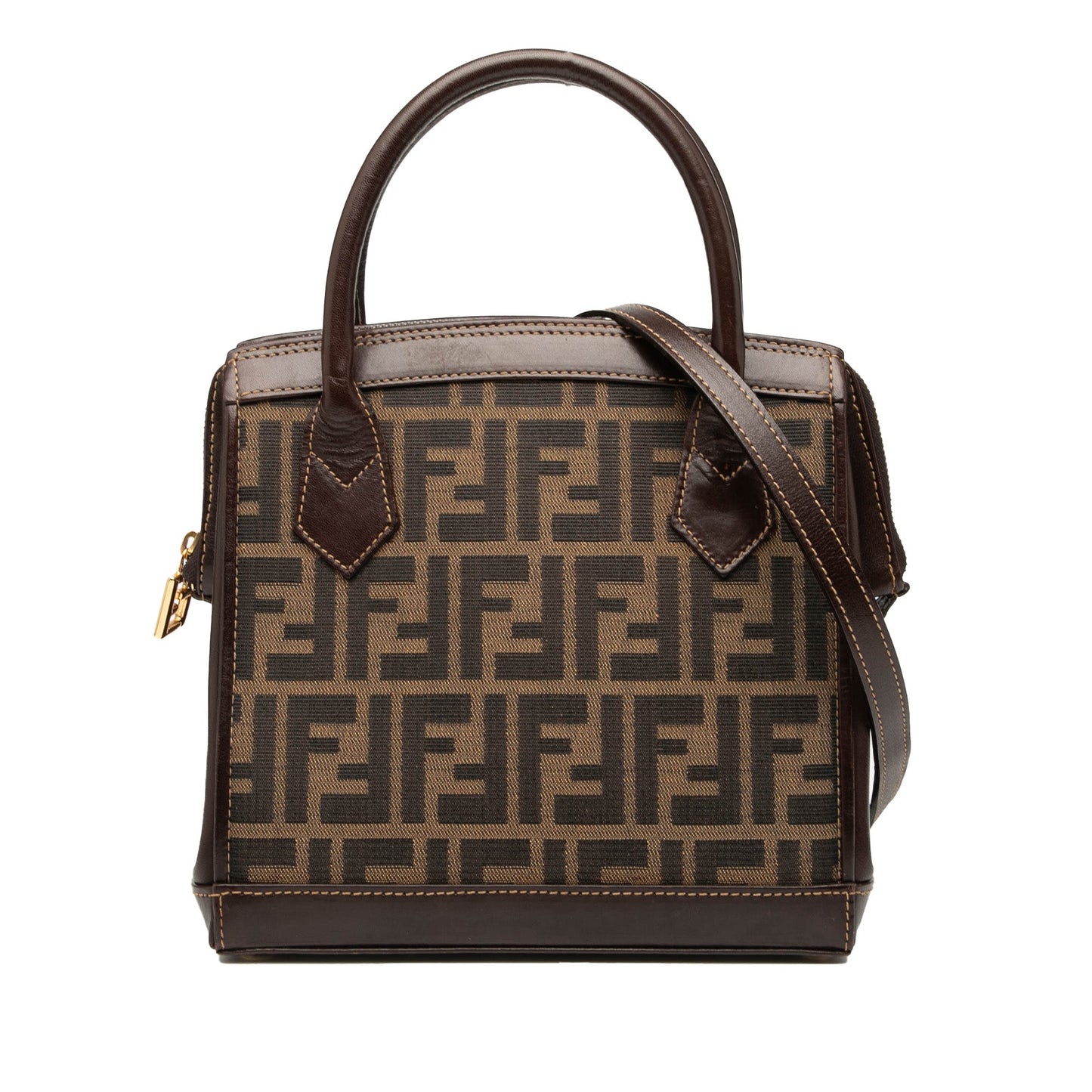 Fendi Zucca Canvas Satchel