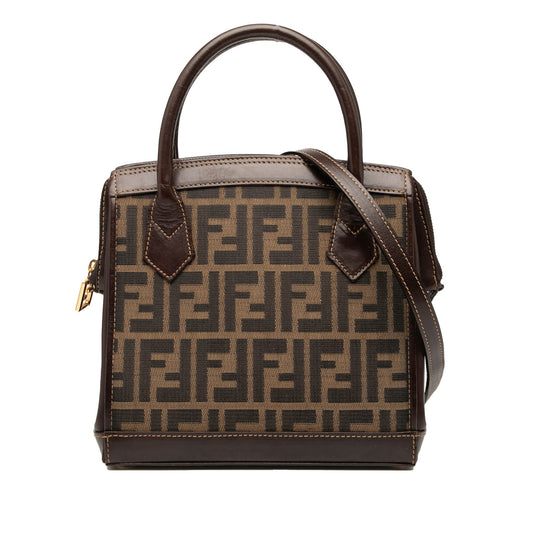 Fendi Zucca Canvas Satchel