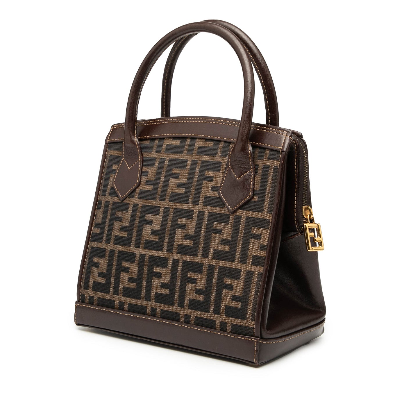 Fendi Zucca Canvas Satchel