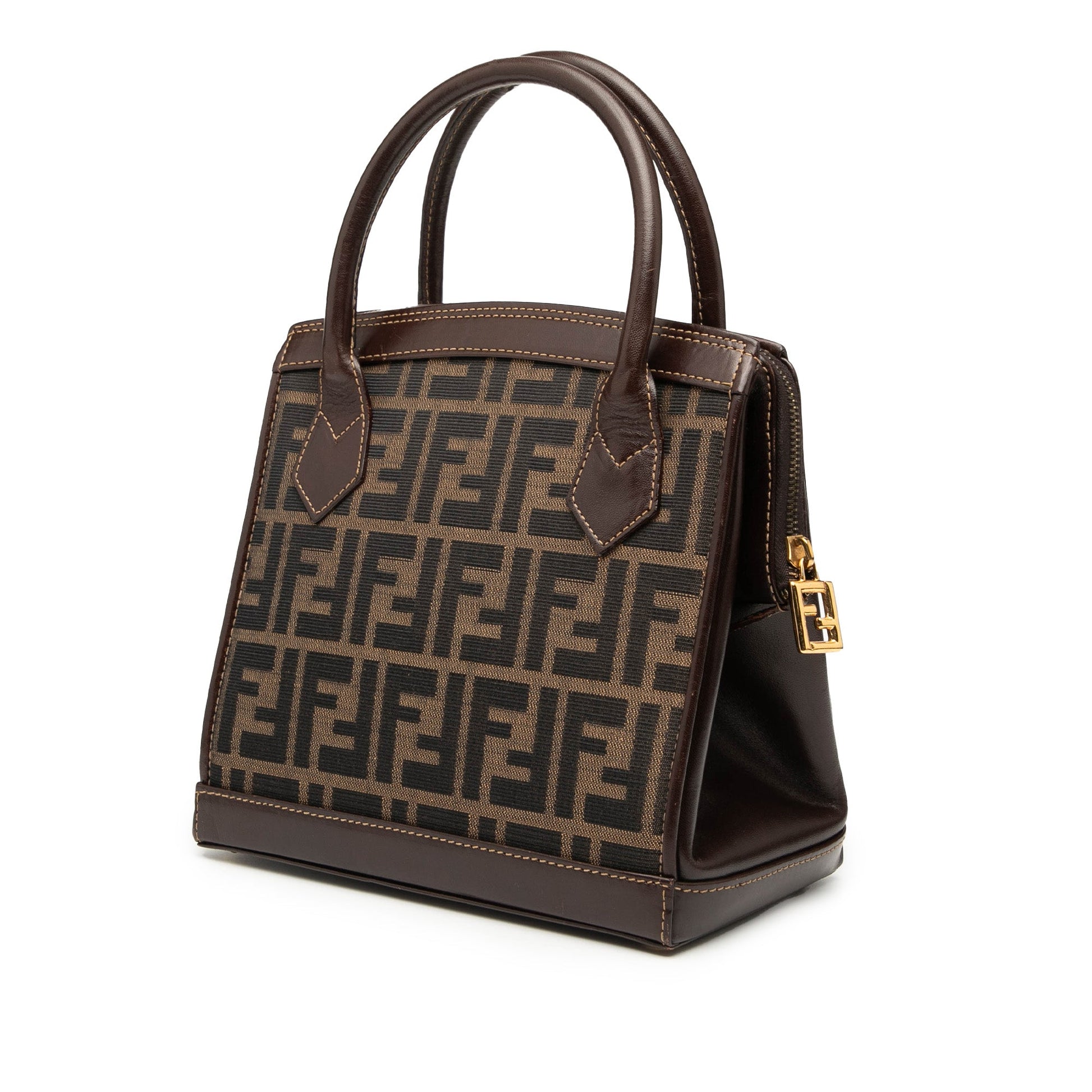 Fendi Zucca Canvas Satchel
