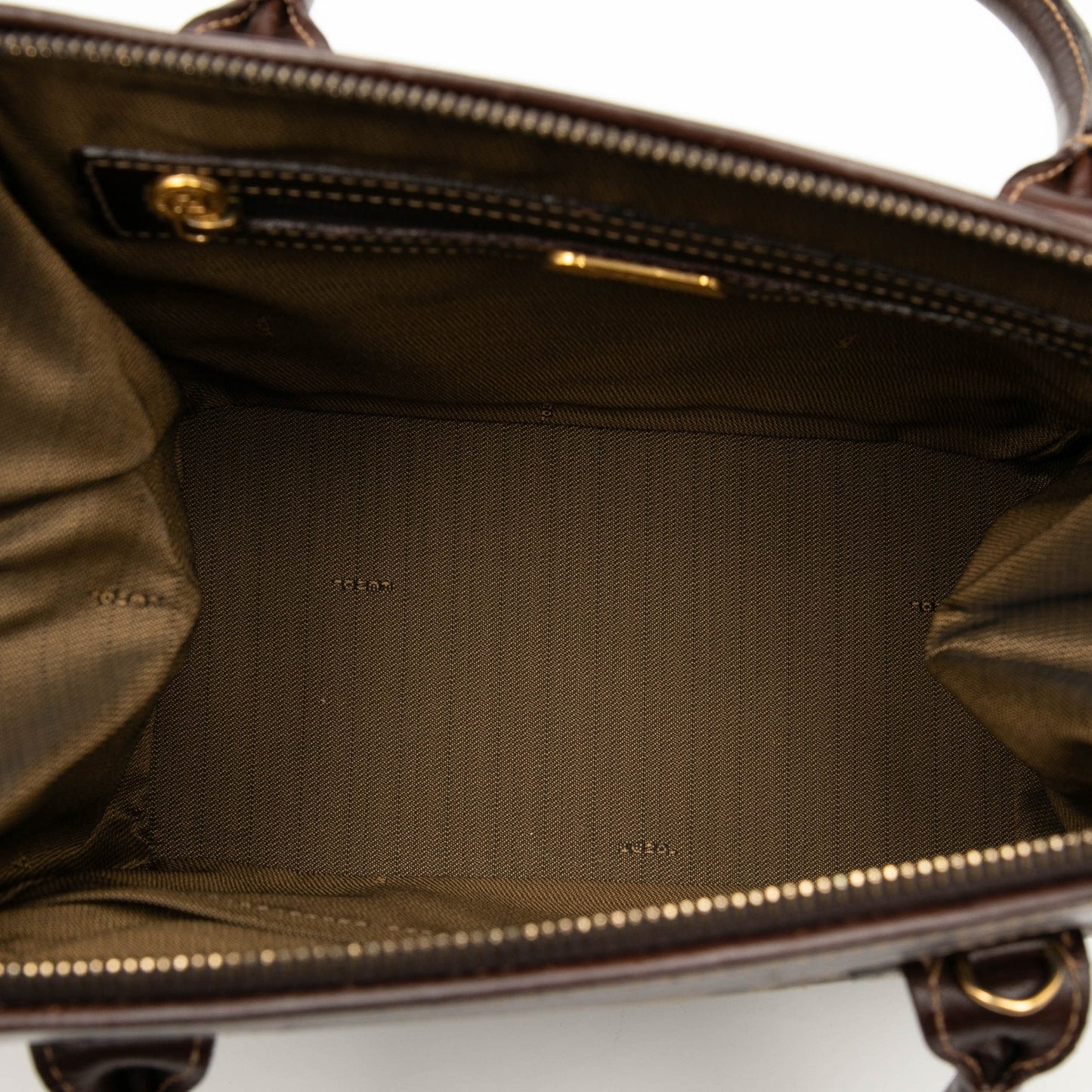 Fendi Zucca Canvas Satchel