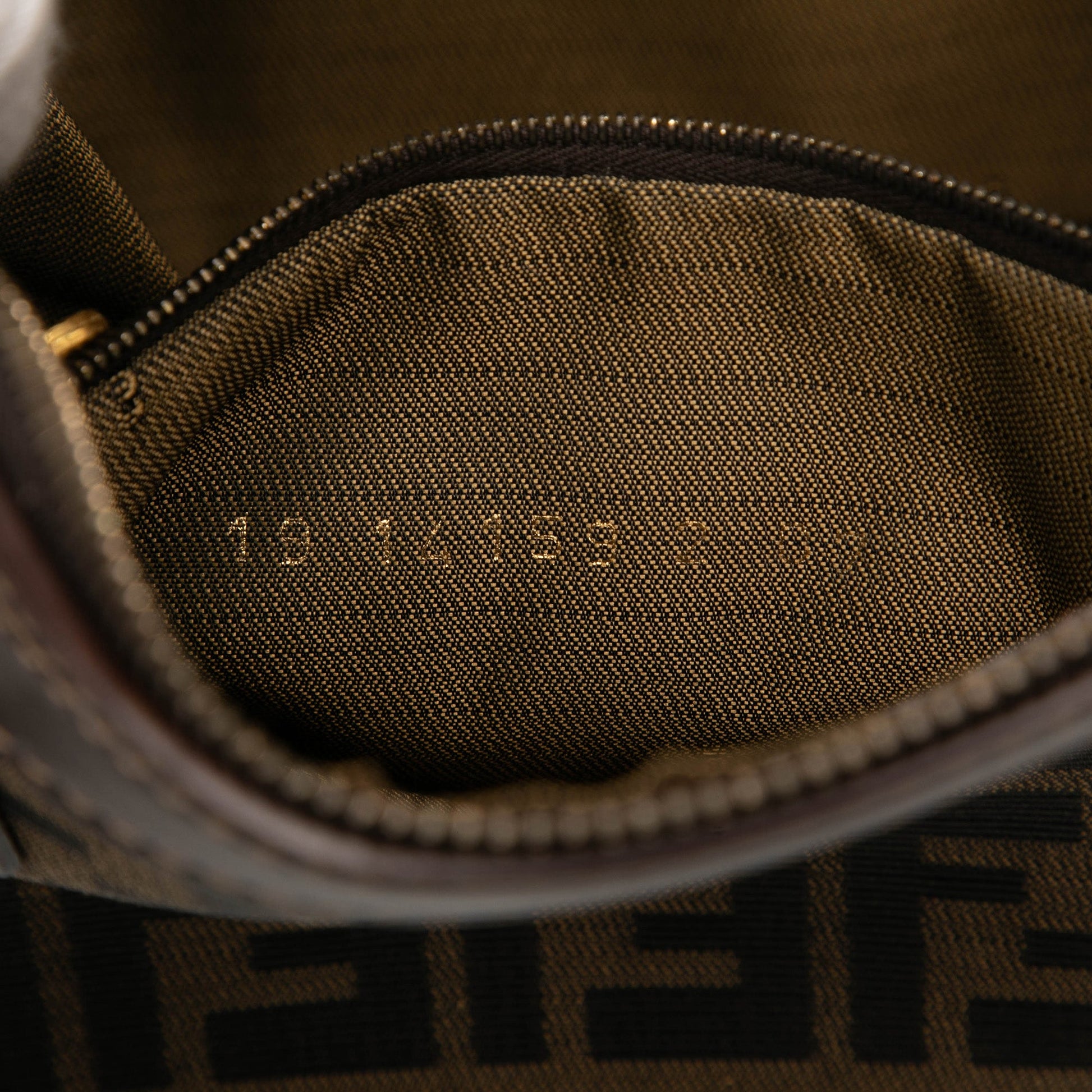 Fendi Zucca Canvas Satchel