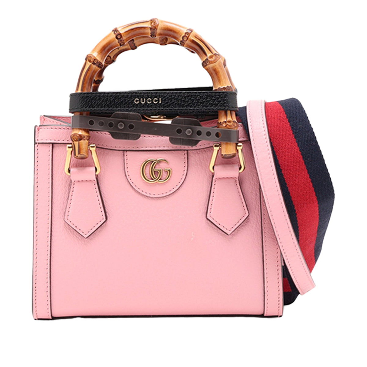 Gucci Small Calfskin Bamboo Diana Satchel