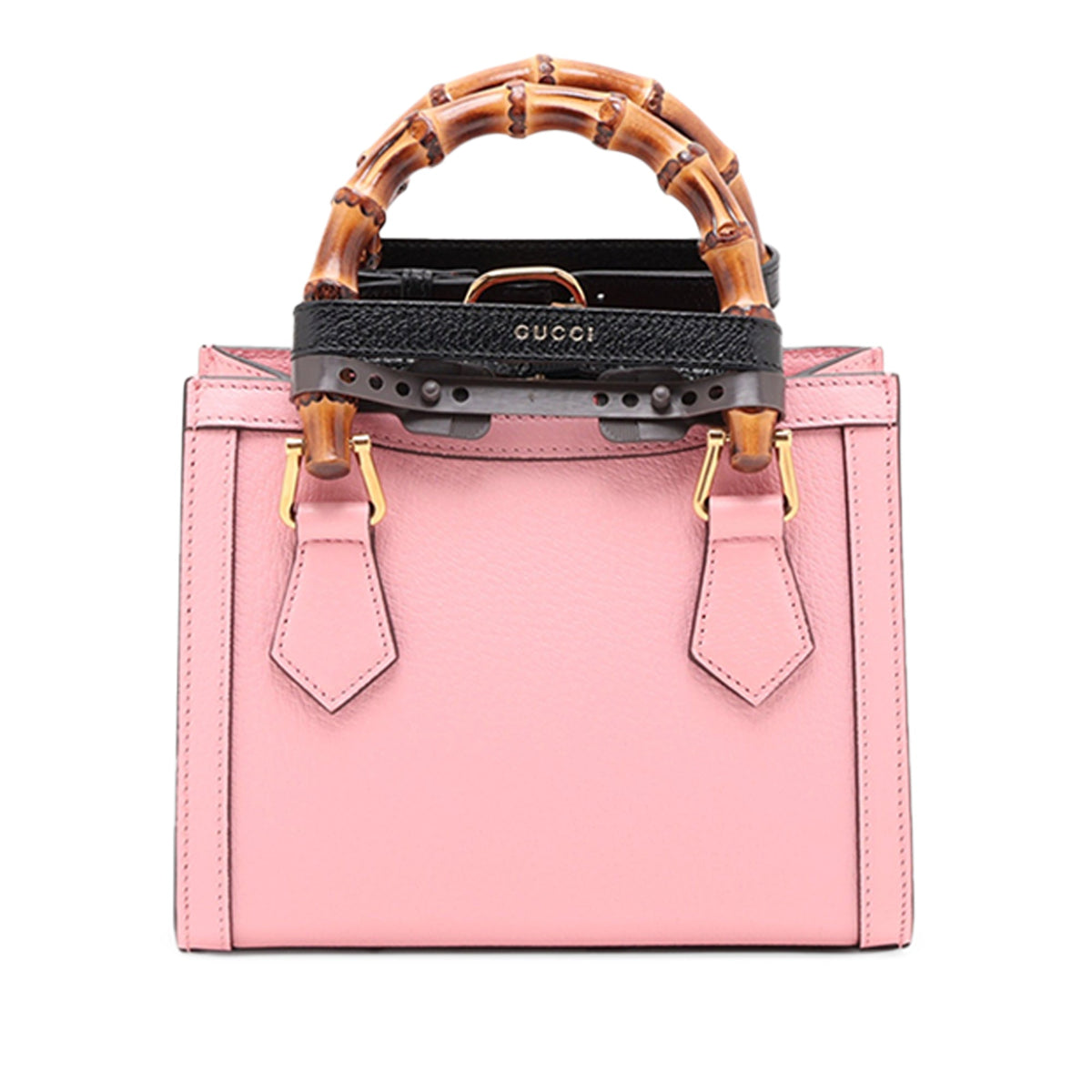 Gucci Small Calfskin Bamboo Diana Satchel