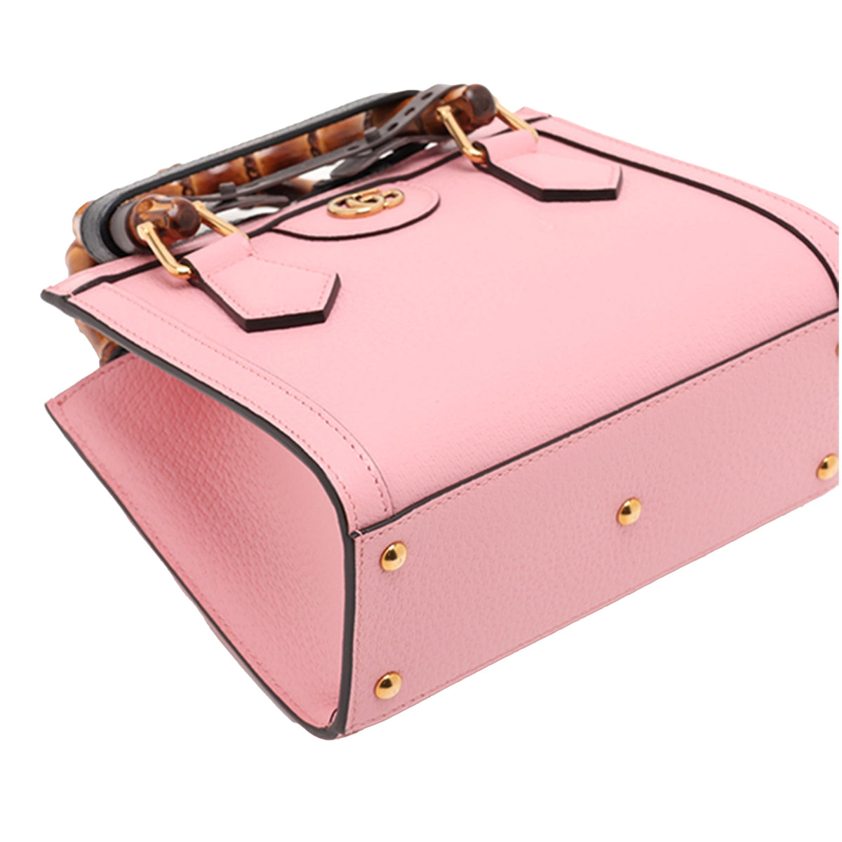Gucci Small Calfskin Bamboo Diana Satchel