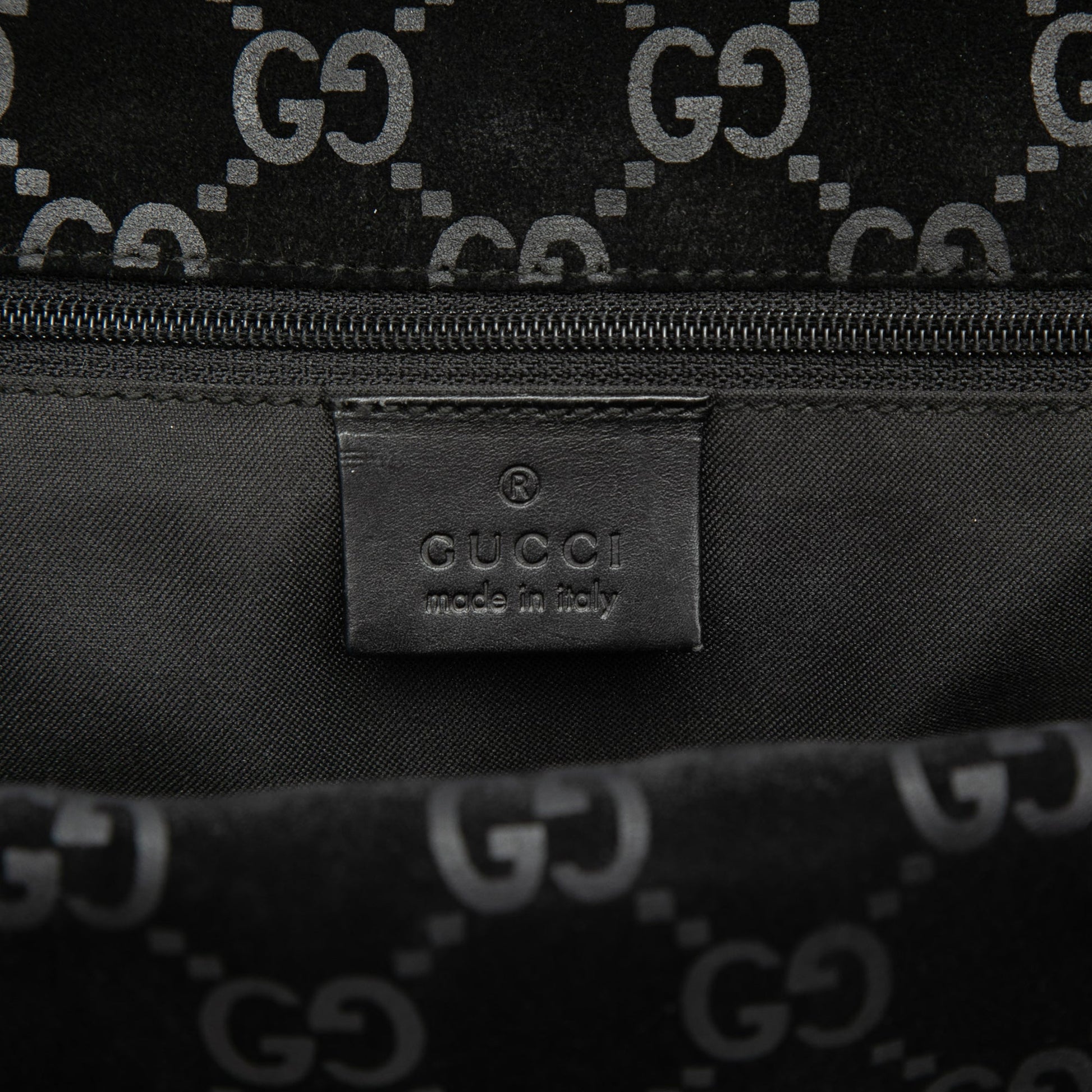 Gucci GG Suede Jackie Backpack