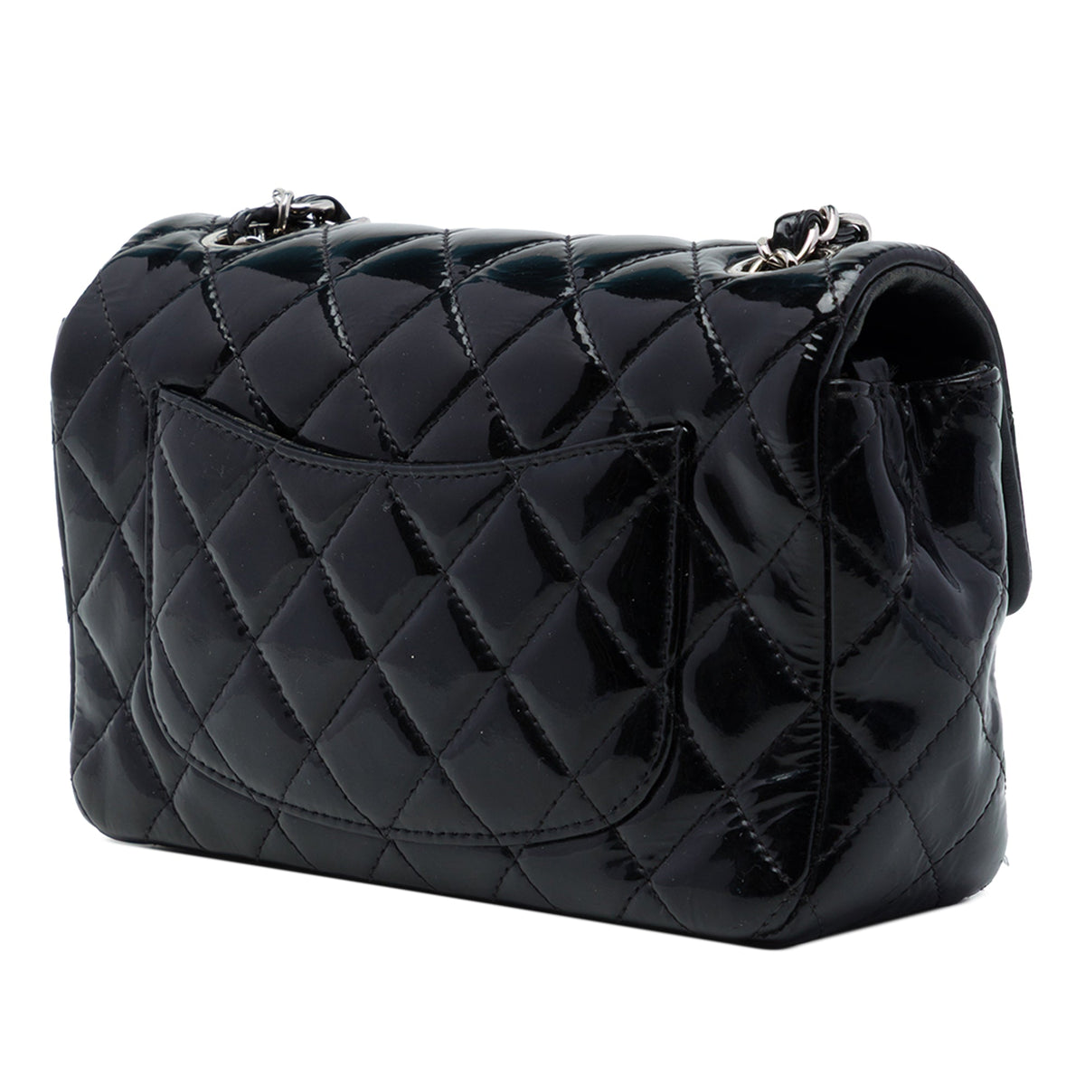Chanel Mini Rectangular Classic Patent Single Flap