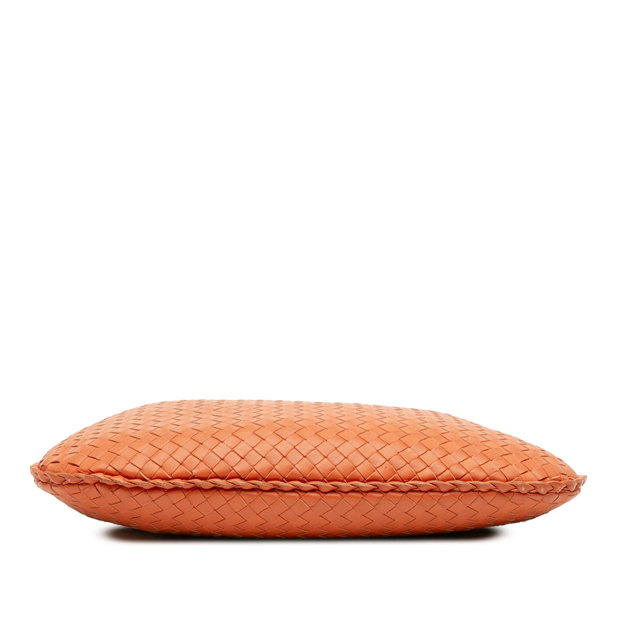 Bottega Veneta Small Nappa Intrecciato Veneta Hobo — Orange
