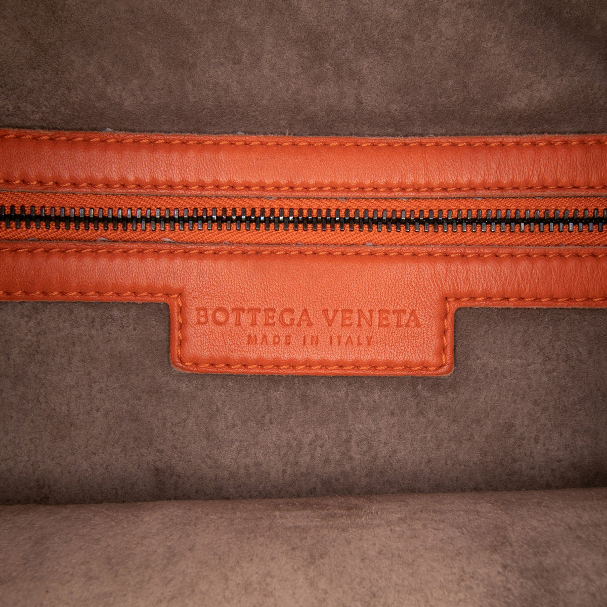 Bottega Veneta Small Nappa Intrecciato Veneta Hobo — Orange