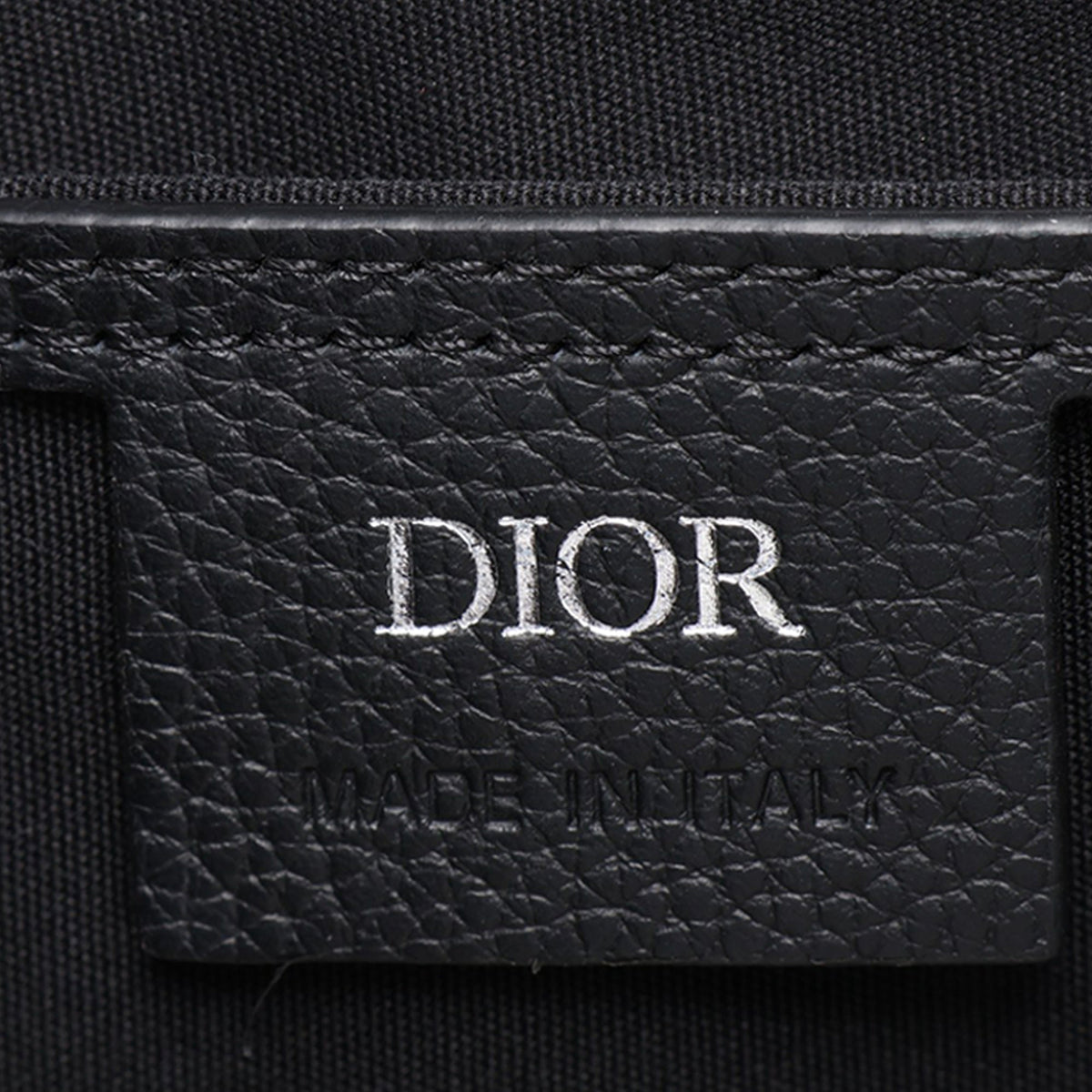 Dior Small Oblique Canvas Saddle Messenger Bag with Flap — Black