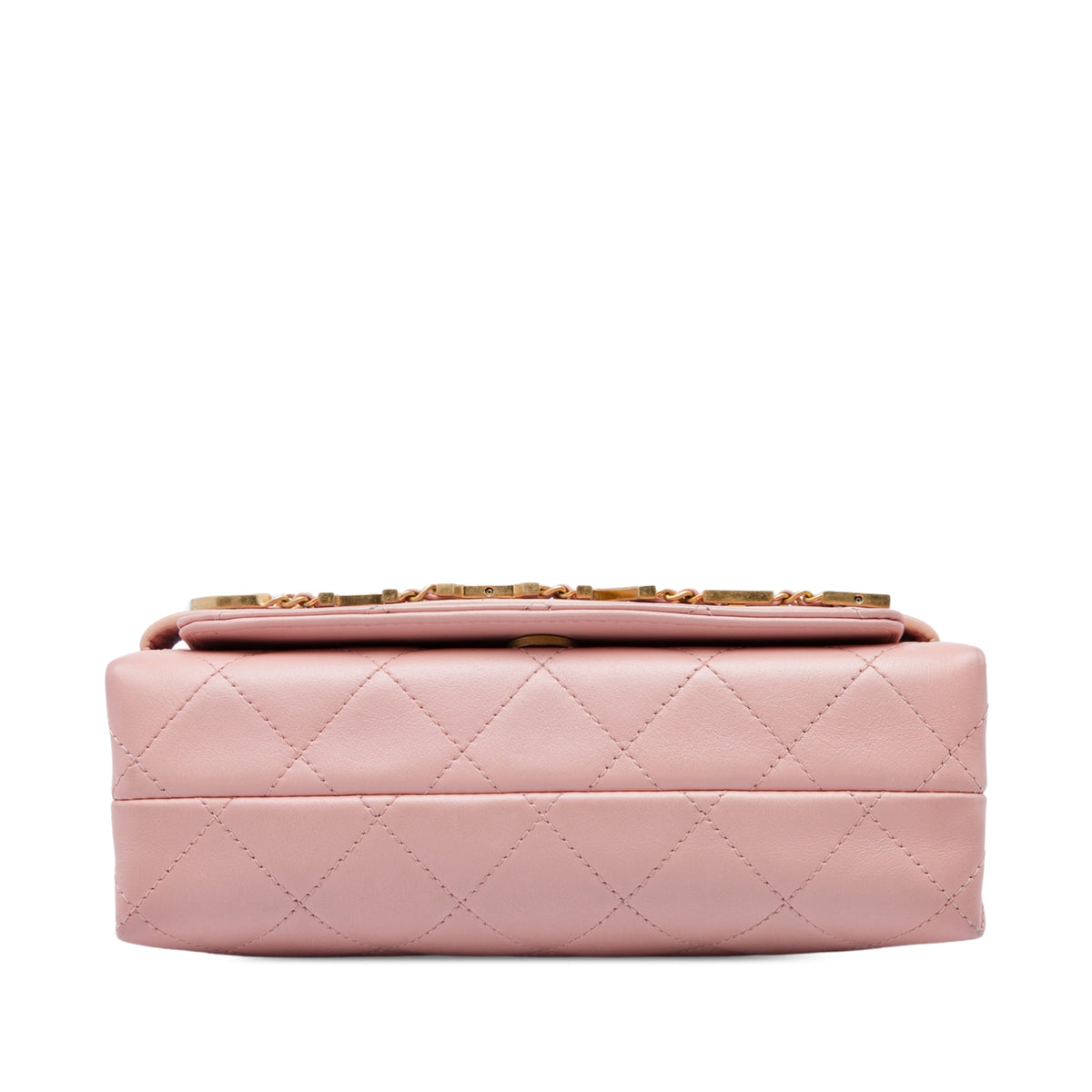 Chanel Small Quilted Calfskin Enchained Flap — Pink