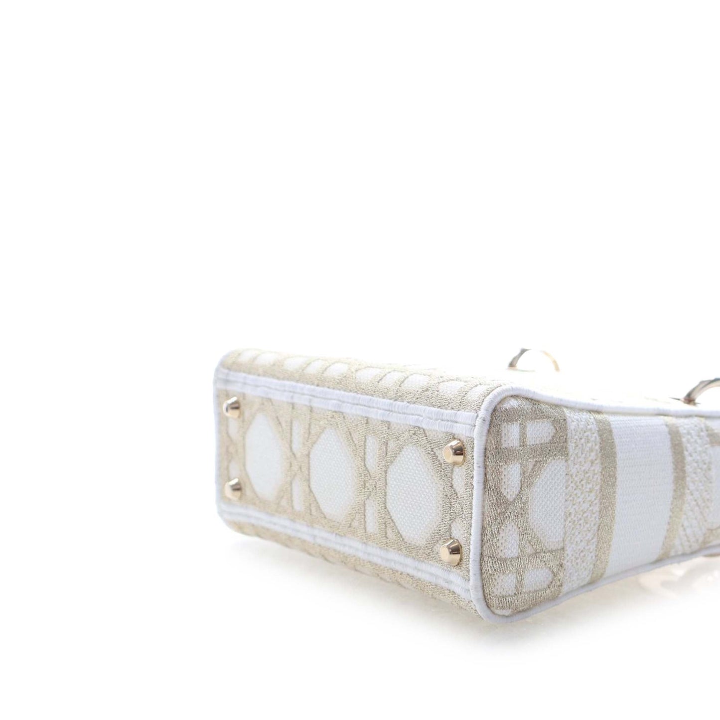 Dior Mini Embroidered Canvas Cannage Lady D Lite