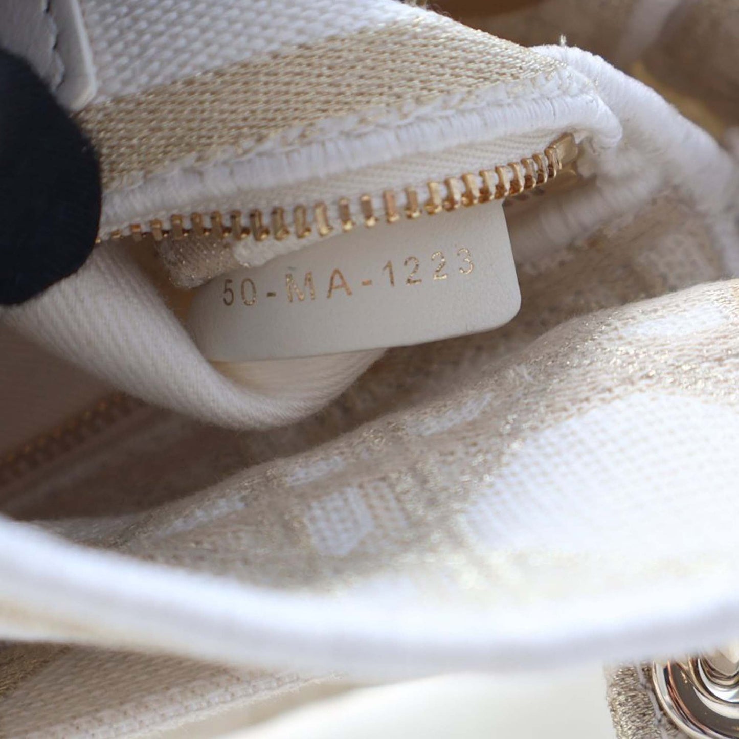 Dior Mini Embroidered Canvas Cannage Lady D Lite