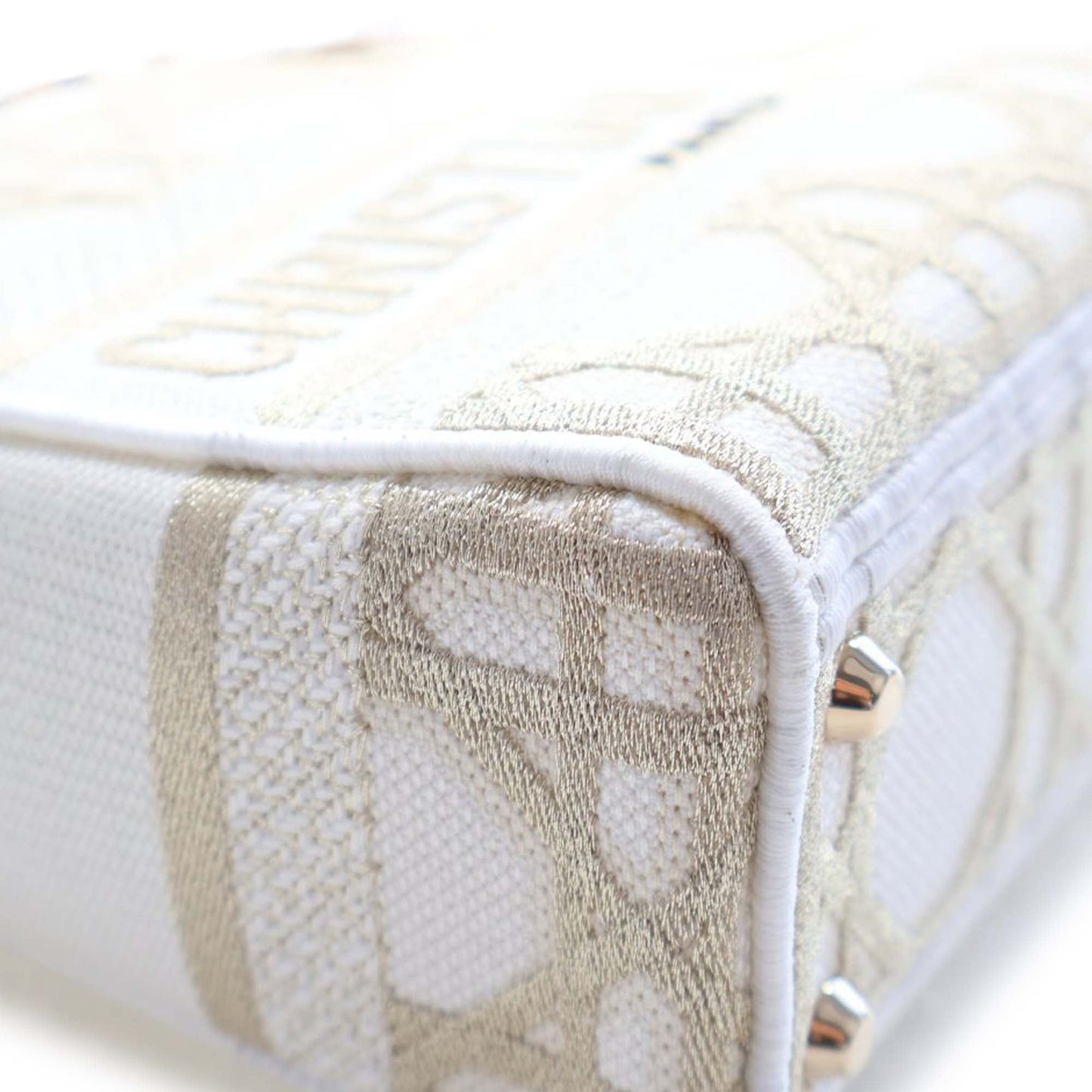 Dior Mini Embroidered Canvas Cannage Lady D Lite